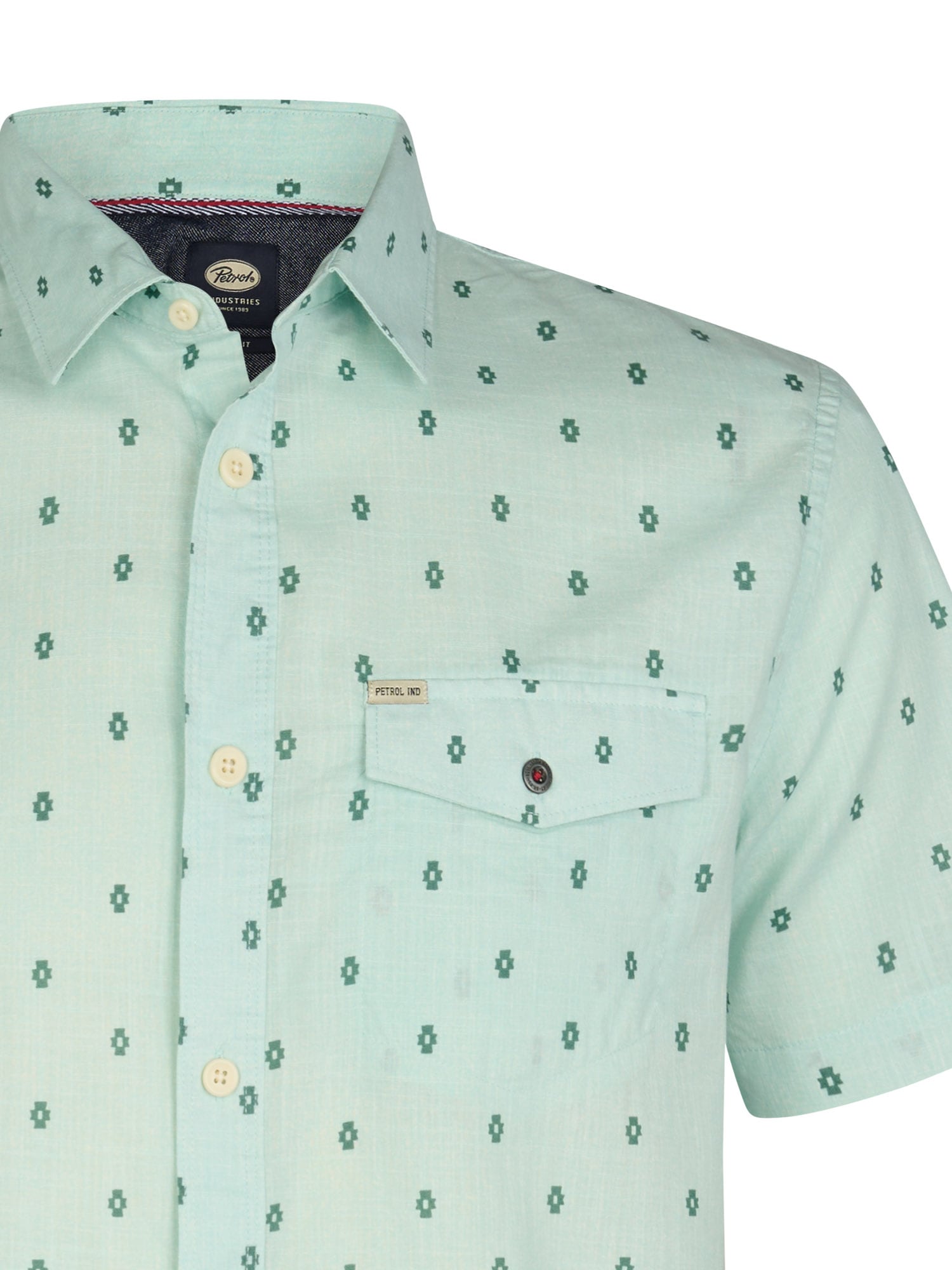 Petrol Industries Kurzarmhemd »Men Shirt Short Sleeve AOP« mit All-Over Print