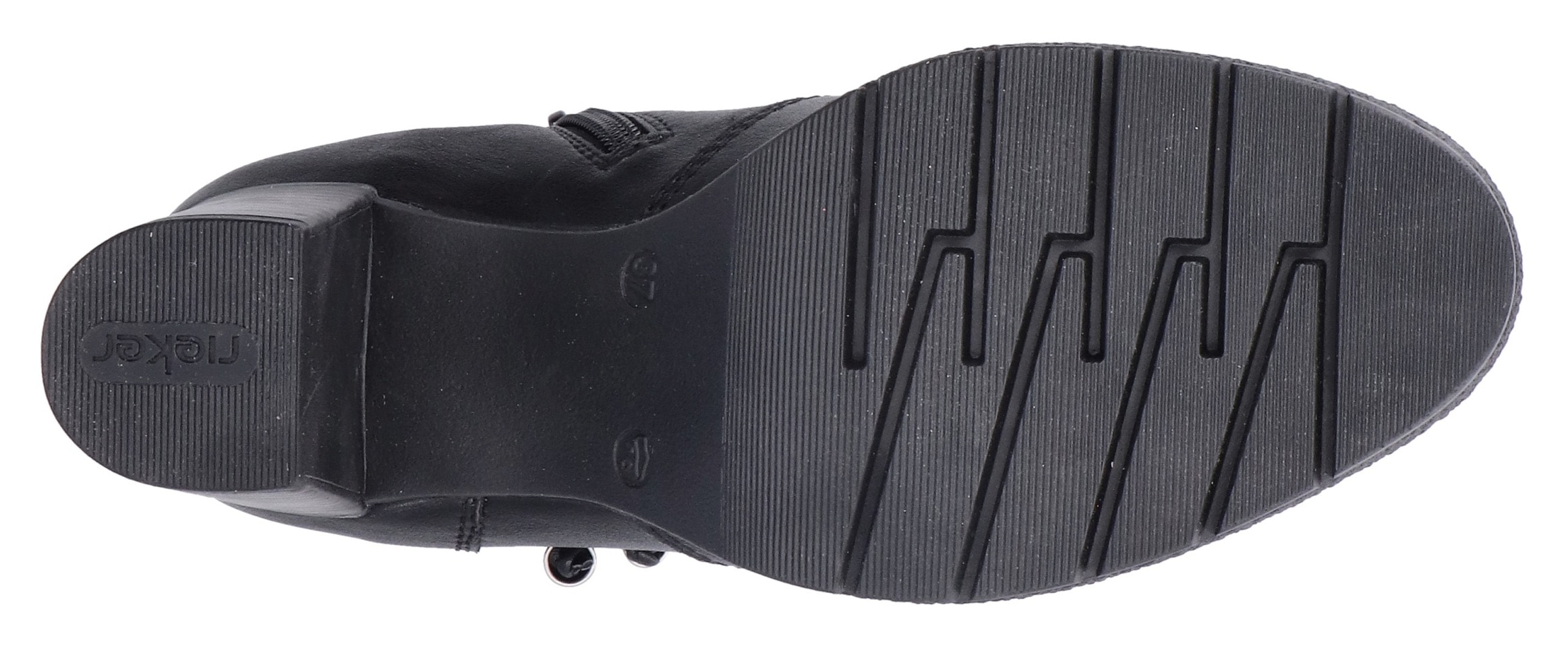 Rieker Stiefelette  Businessstiefelette, Blockabsatz, Boots in schmler Form