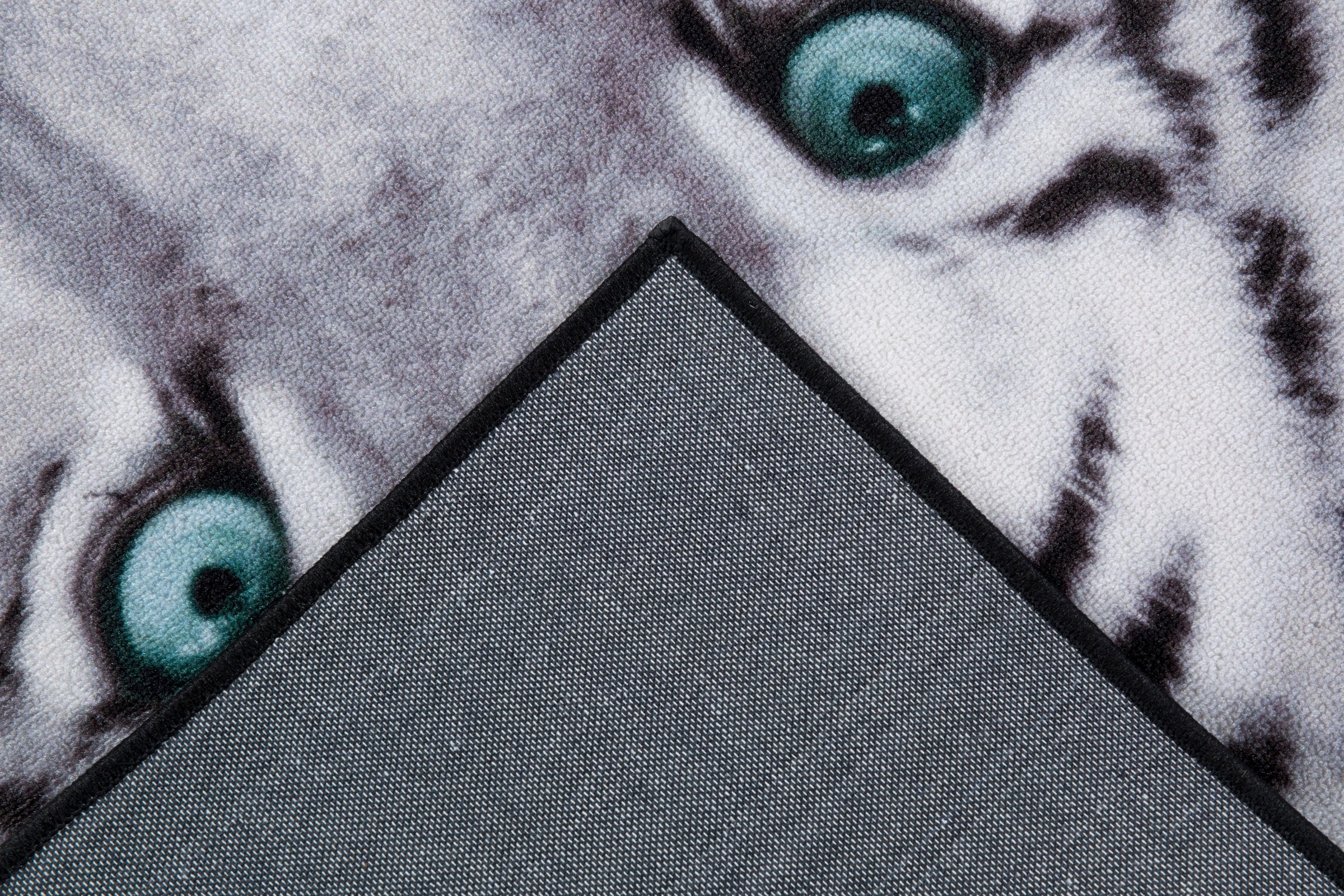Andiamo Teppich »Weißer Tiger«, rechteckig, 4 mm Höhe, Wohnzimmer