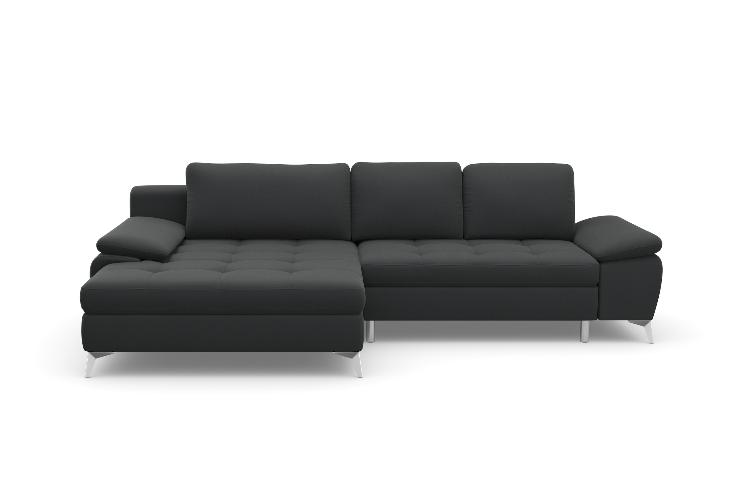 sit&more Ecksofa »Latigo L-Form« mit Mega-Recamiere, wahlweise mit Bettfunktion und Bettkasten