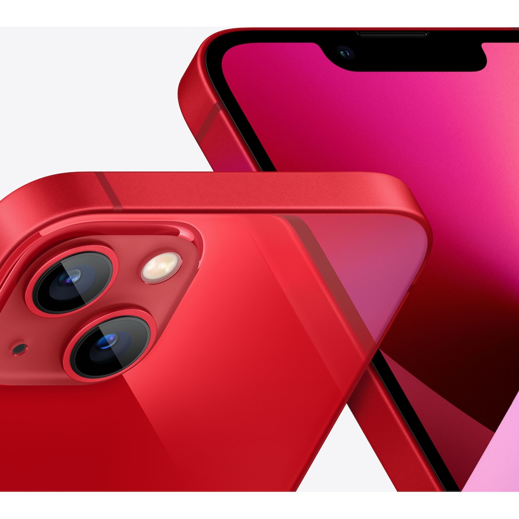 Apple Smartphone »iPhone 13«, Red, 15,4 cm/6,1 Zoll, 256 GB Speicherplatz, 12 MP Kamera