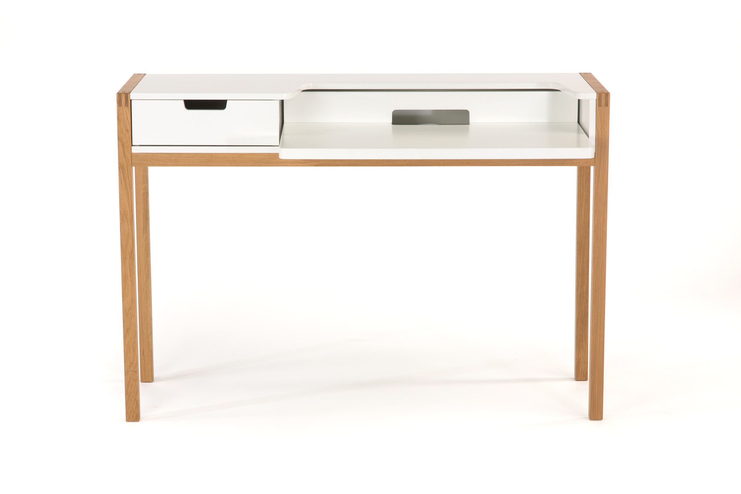 Woodman Schreibtisch »Farringdon«, skandinavisches Design, Home Office, praktisch ausziehbar