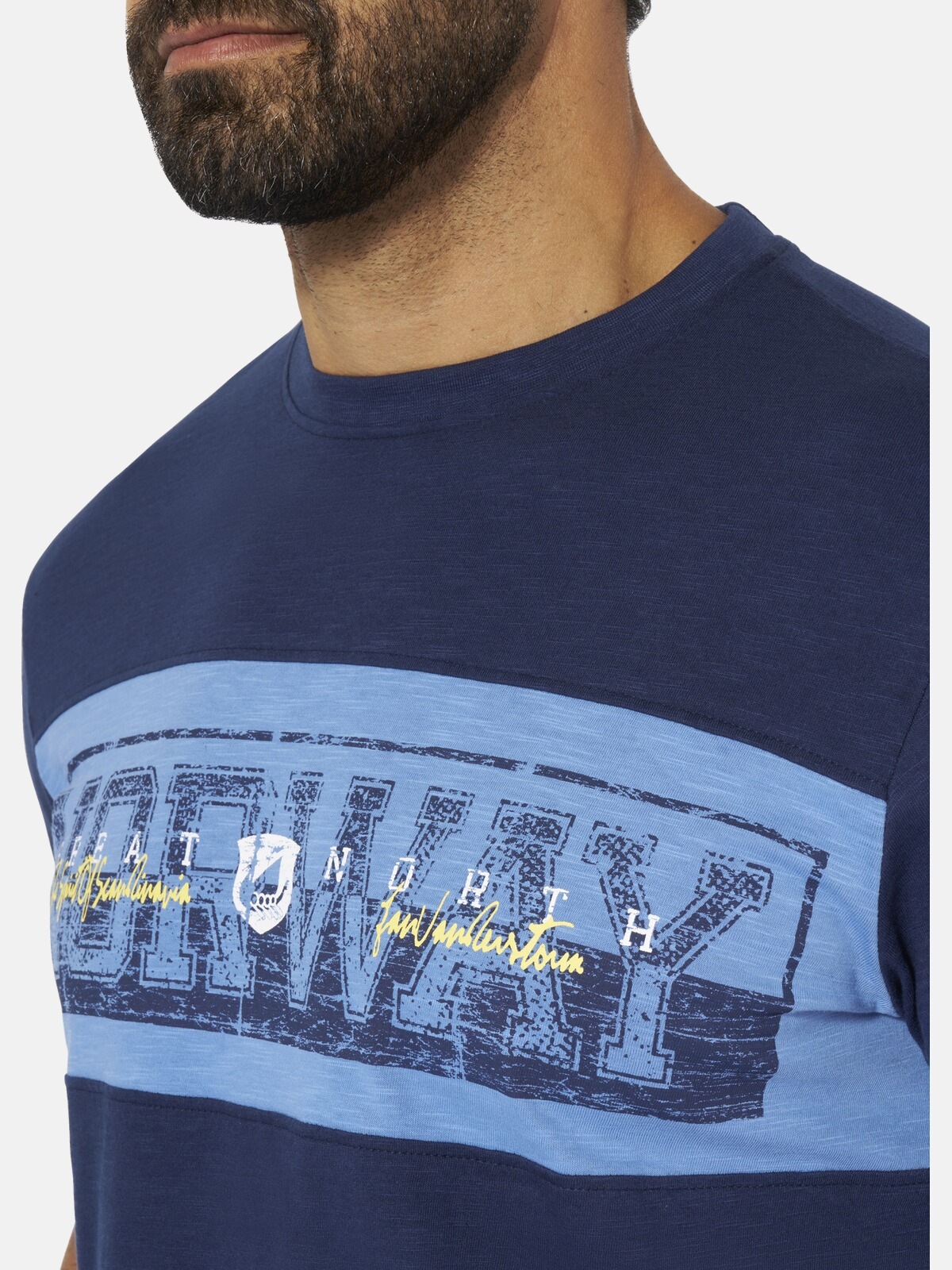 Jan Vanderstorm Rundhalsshirt »T-Shirt MATTGUR«