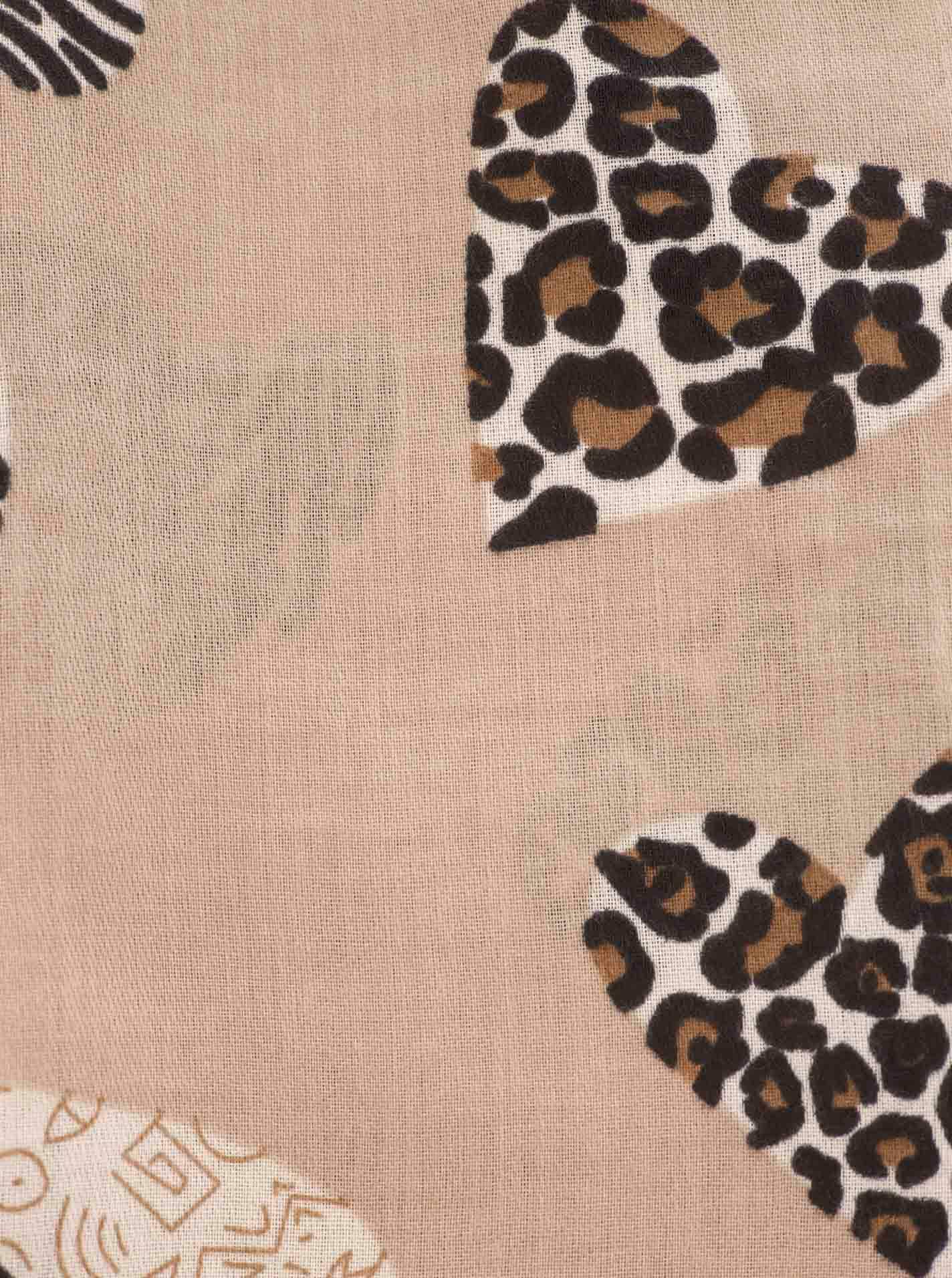 Zwillingsherz Schal »"Safari Hearts"« angesagtes Herzmuster im Leolook