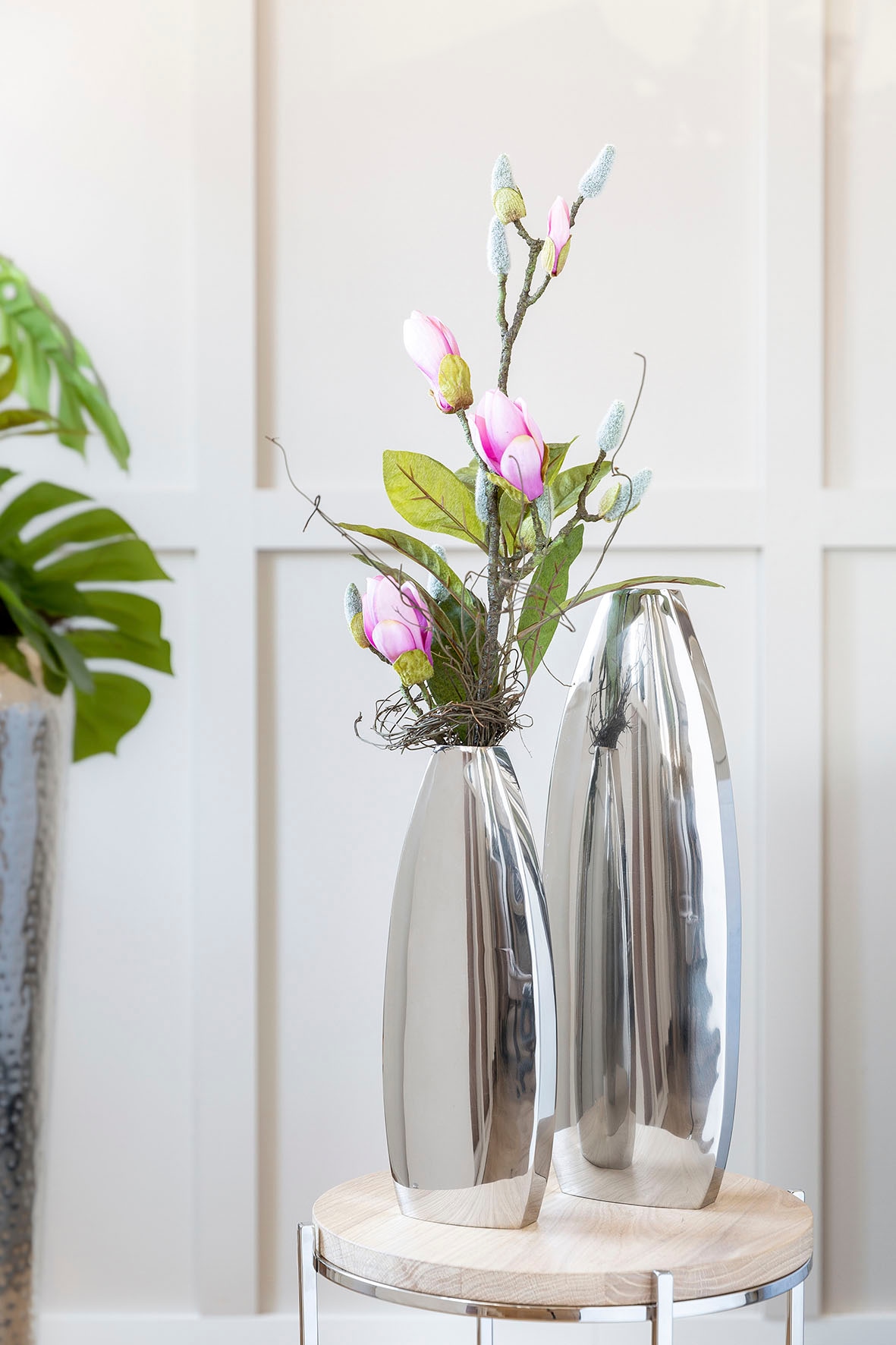 Fink Dekovase »ALETTA«, (1 bei Vase St.), aus glatter OTTO kaufen mit Edelstahl, online Oberfläche