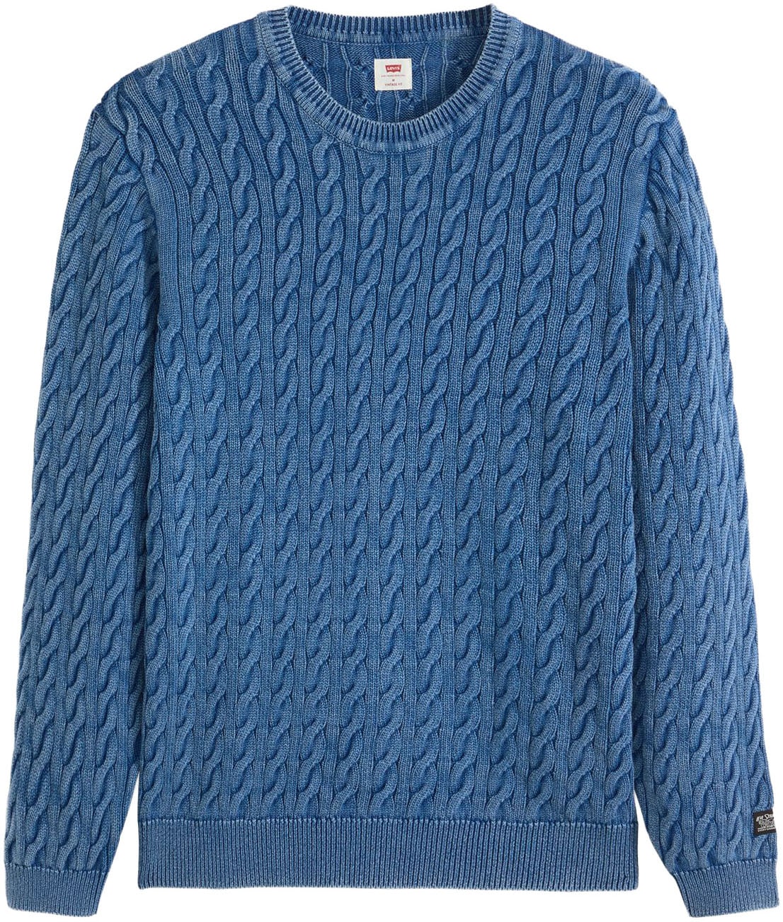 Levi's® Rundhalspullover »LV PRESIDIO«, mit Zopfmuster