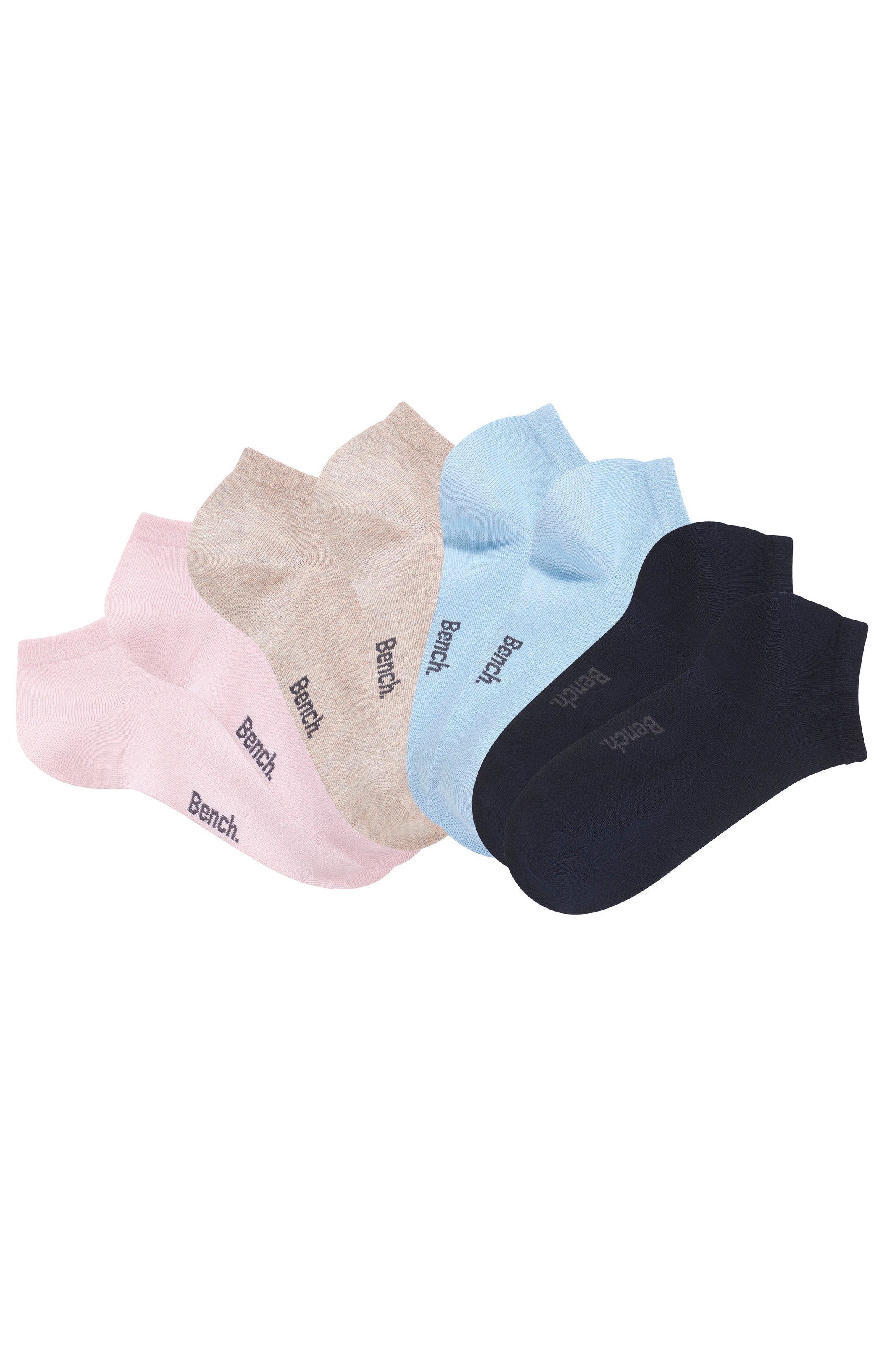 Bench. Sneakersocken Packung, 8 Paar tlg. mit weicher Baumwolle