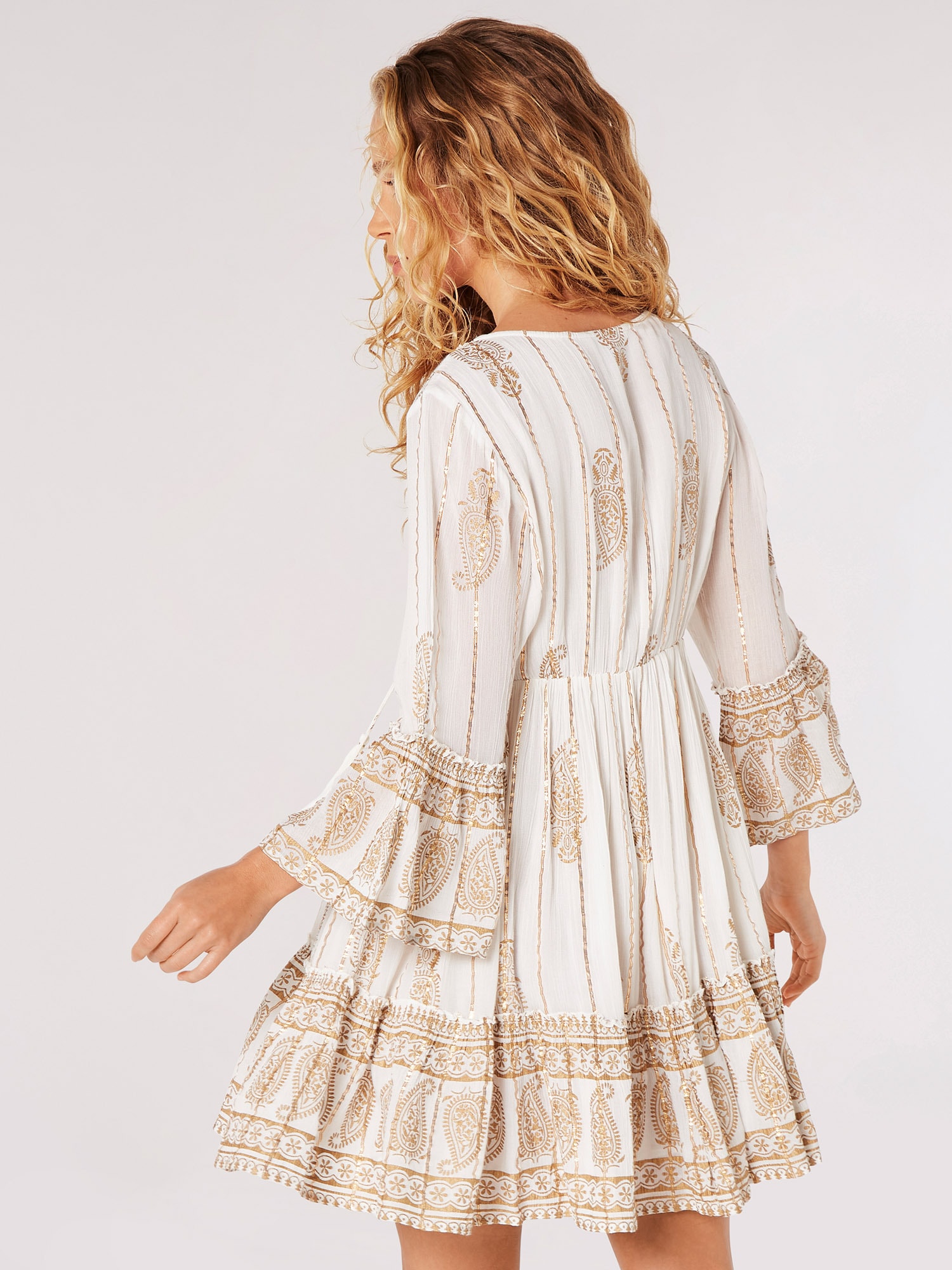Apricot Minikleid »Minikleid« im Boho-Style