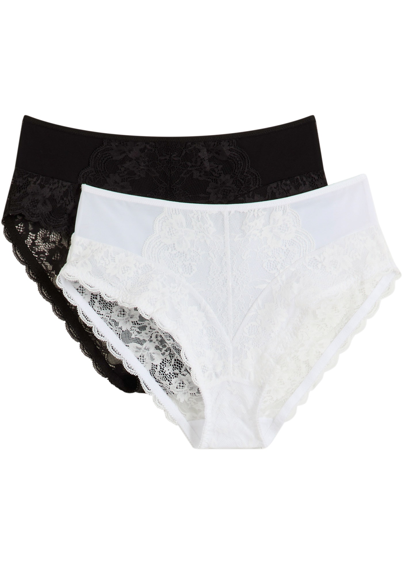 bonprix Maxislip Packung, 2 Stk. im Doppelpack, aus Polyamid und Elasthan, elastisch