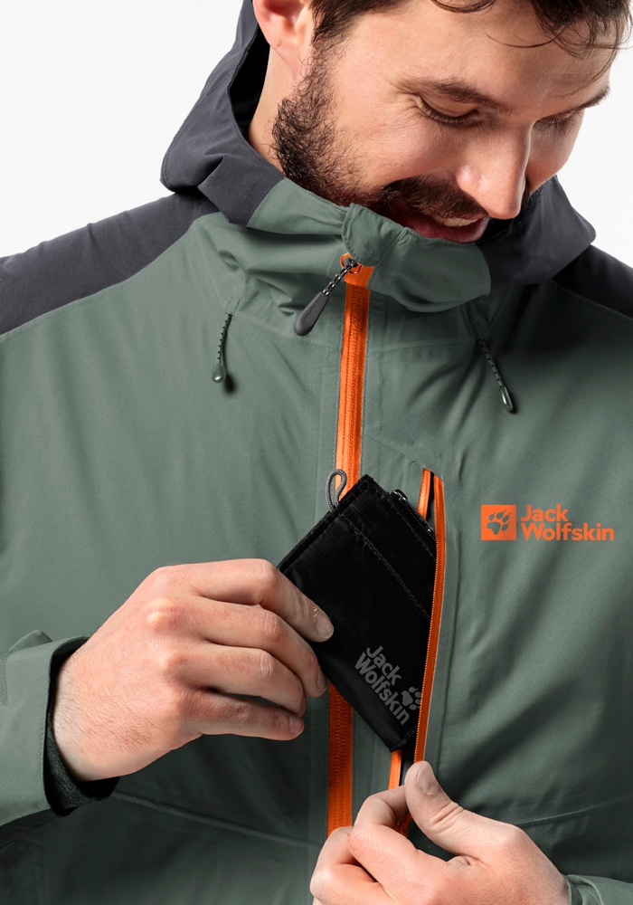 Jack Wolfskin Funktionsjacke »EAGLE PEAK 2L JKT M«, mit Kapuze