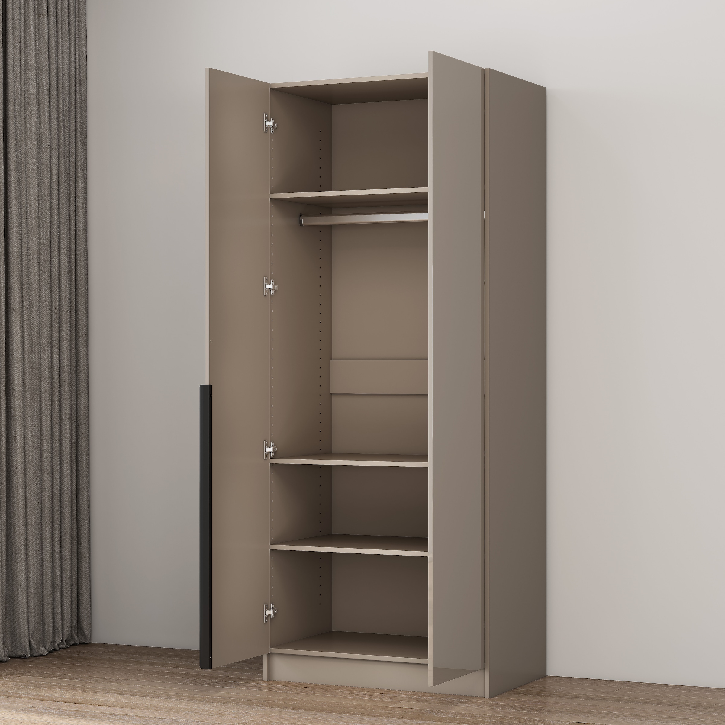 OTTO home Kleiderschrank »Annor Schlafzimmerschrank Breite 82cm hochglanz Schrank Garderobe«