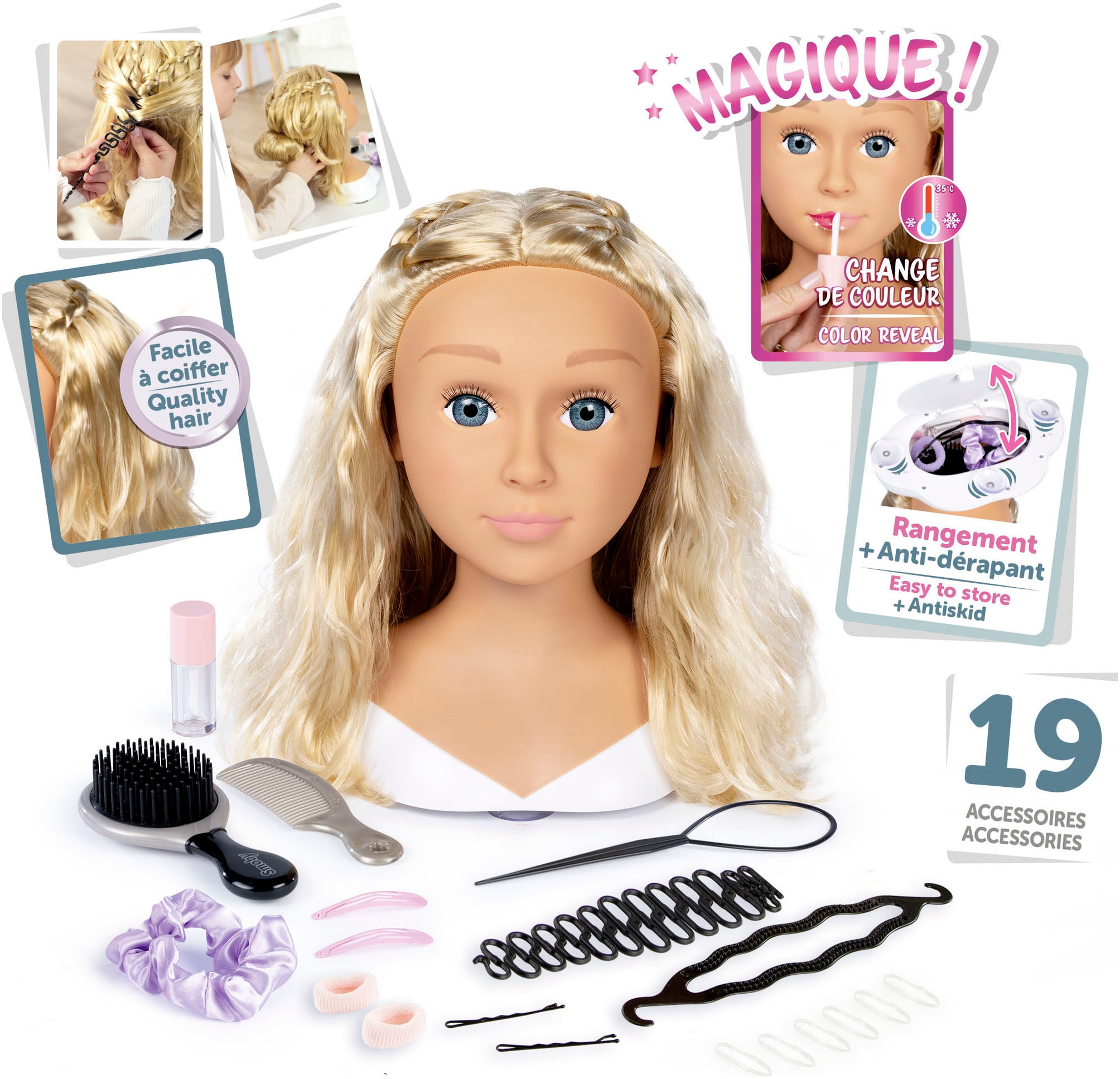 Smoby Frisierkopf »My Beauty Frisierkopf Blond«