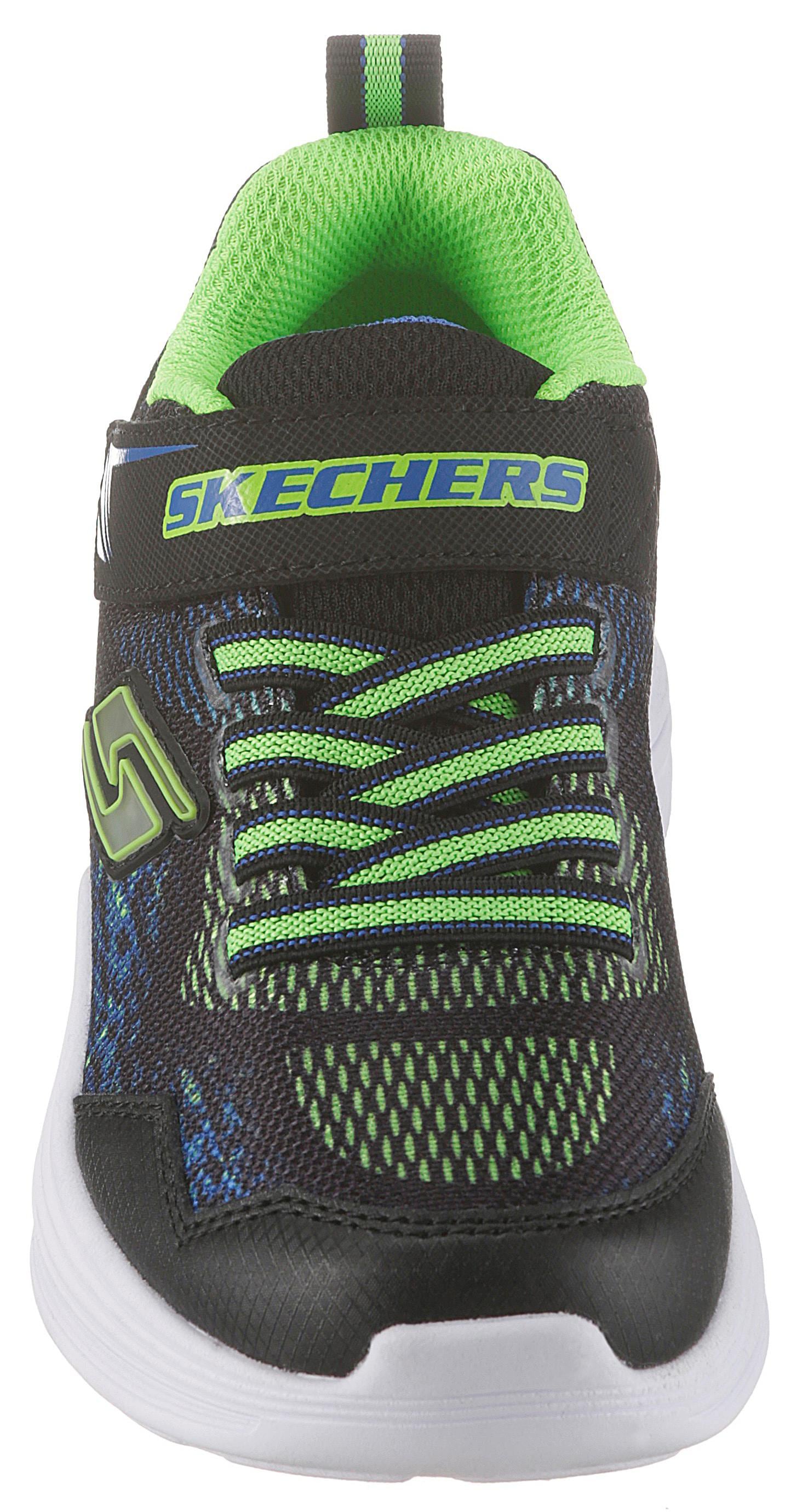 Skechers Sneaker »Blinkschuh Erupters III«, Klettverschluss und Gummiband, Freizeitschuh, Halbschuh, Schnürschuh