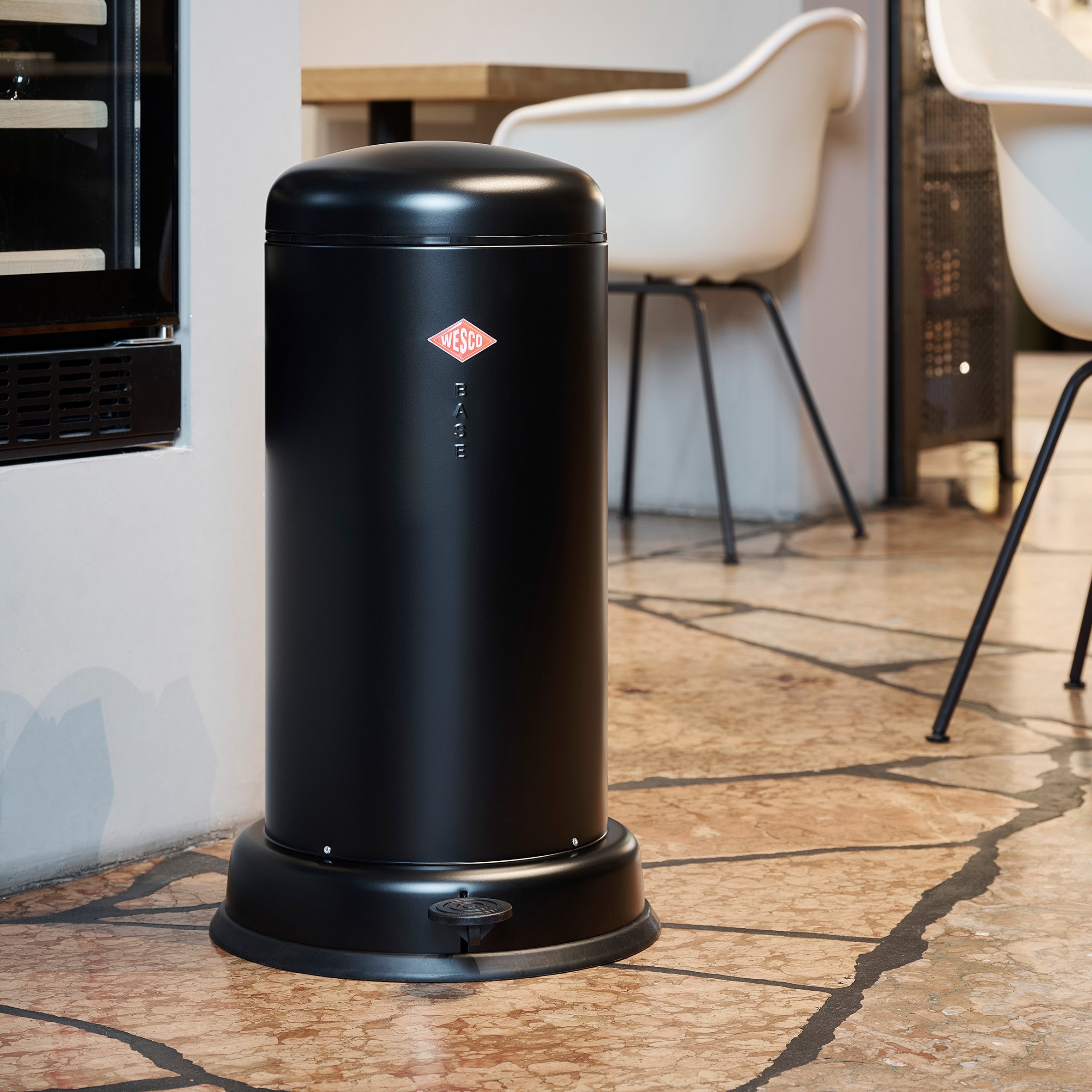 WESCO Mülleimer »Baseboy« 1 Behälter Abfallsammler mit Dämpfer + Dämpferhalterung  20 Liter