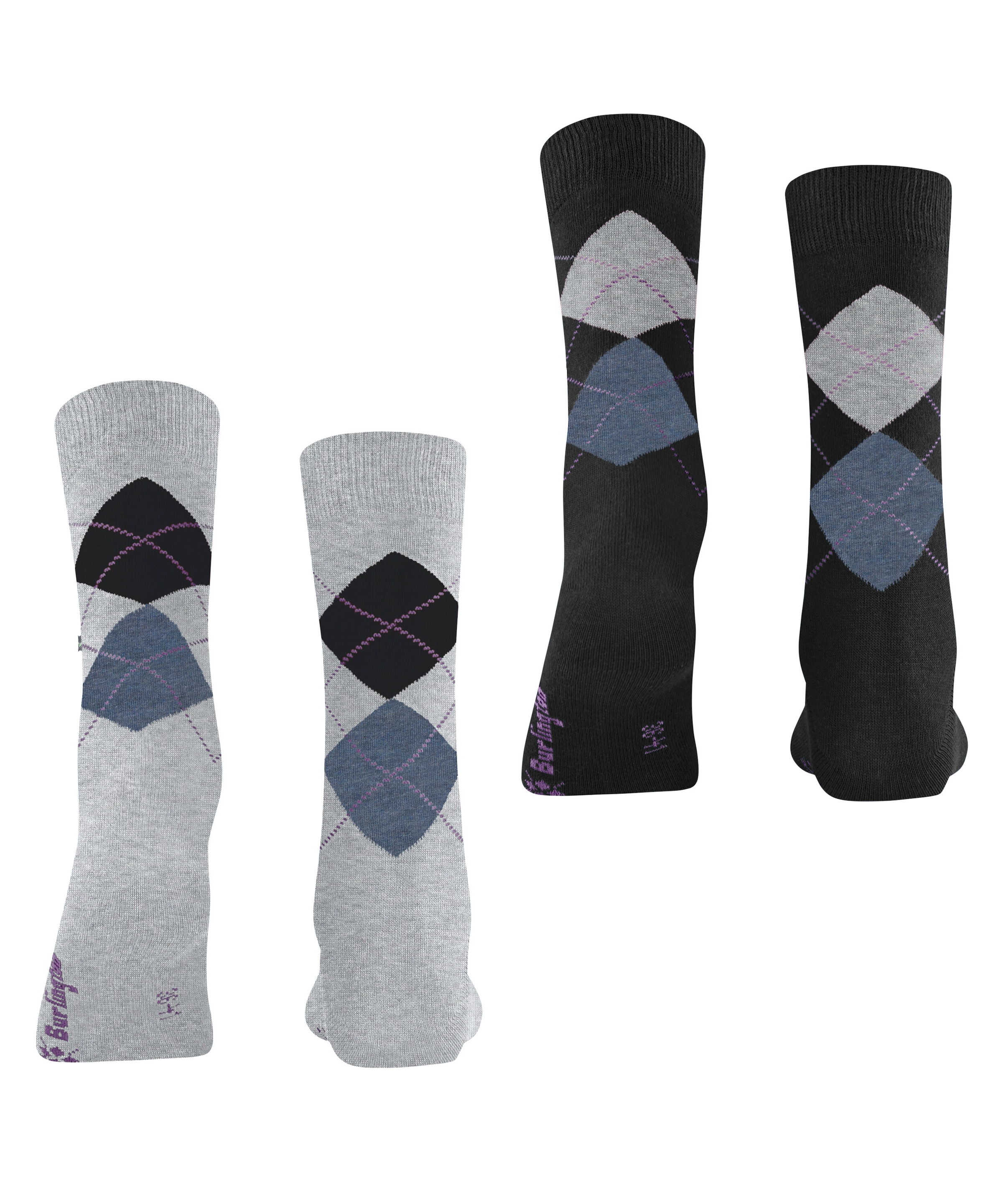 Burlington Socken »Everyday Argyle 2er-Pack« 2er Pack,  atmungsaktiv