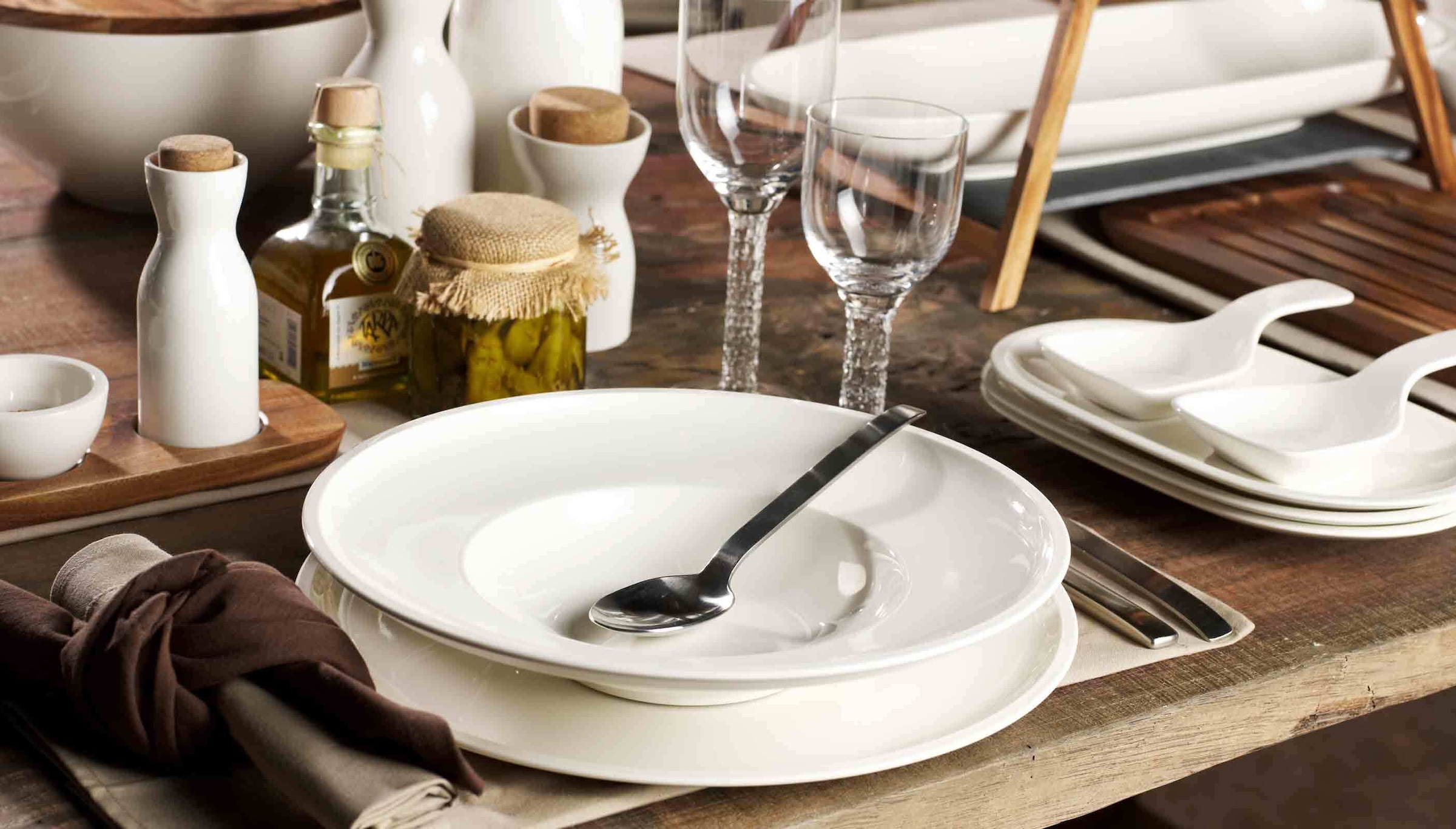 Villeroy & Boch Suppenteller »Suppenteller Artesano Original ø 25 cm 6er Set weiß«