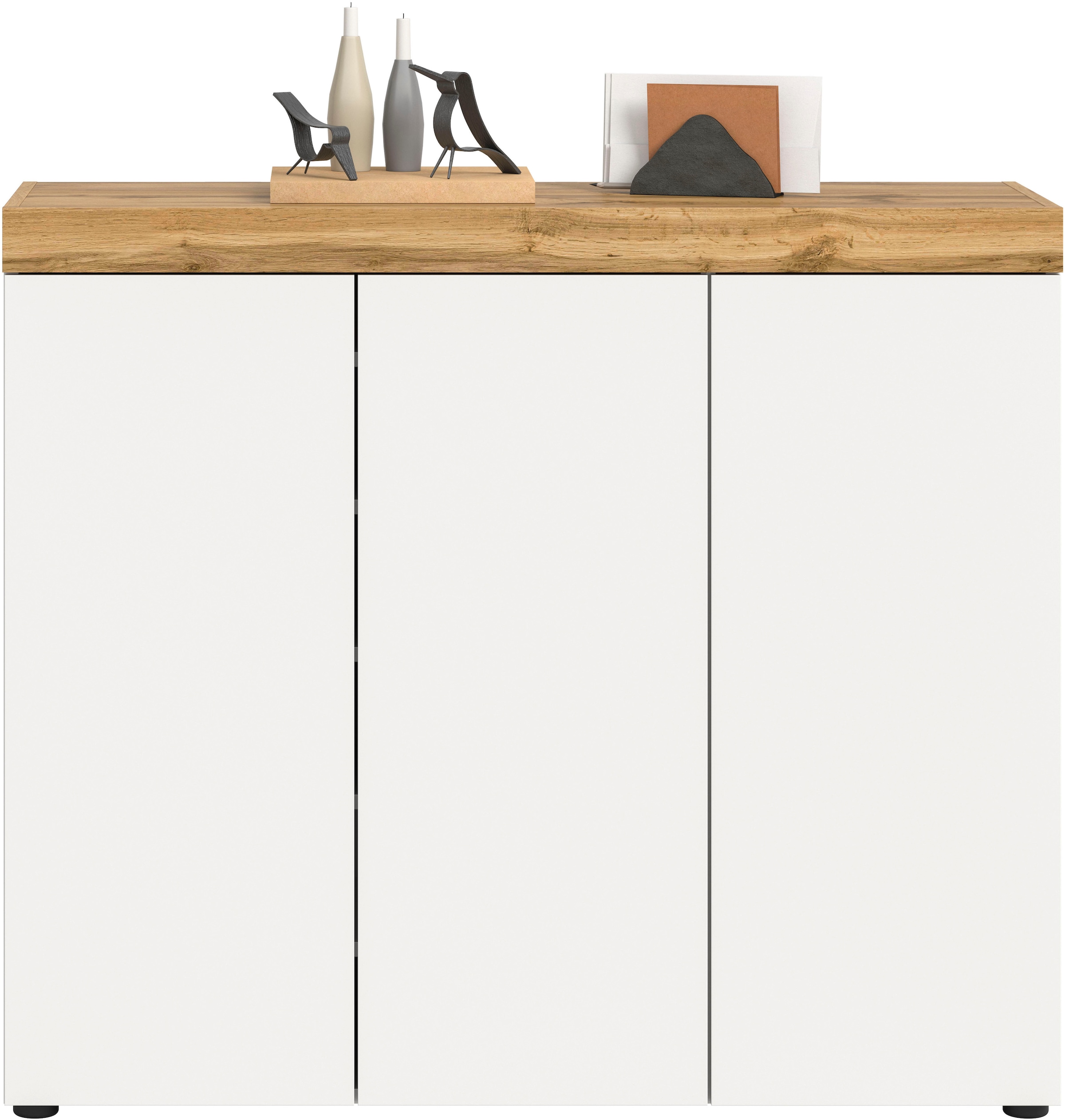 OTTO home Schuhschrank »MAMBO, Breite 115cm, stehend & hängend, push-2-open« 2 farbige Ausführung, 1 Stk. tlg. Schuhschrank, Schuhkommode, Flur, Diele