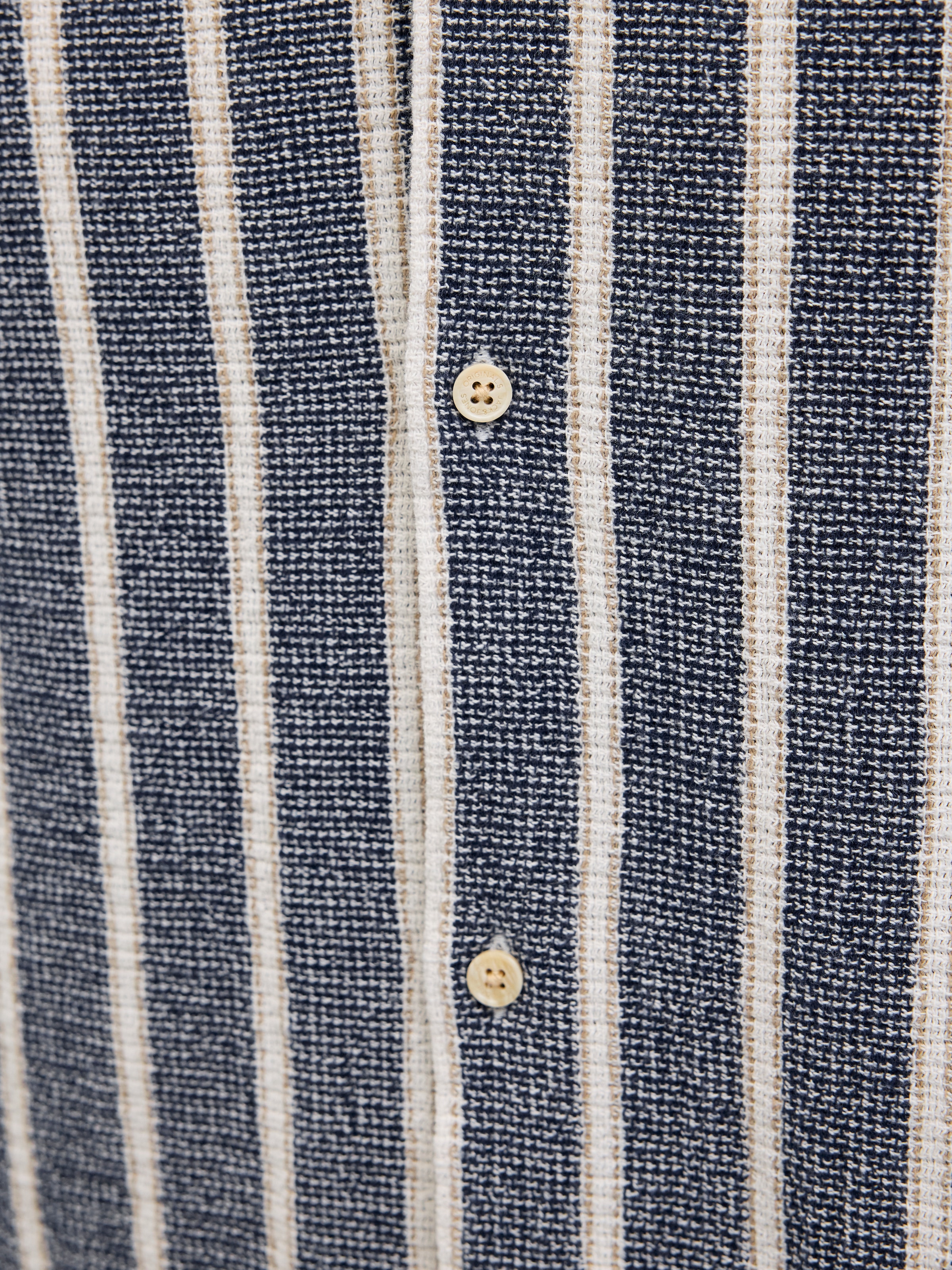 Jack & Jones Kurzarmhemd »JORCOBA STRIPE RESORT SHIRT SS SN«