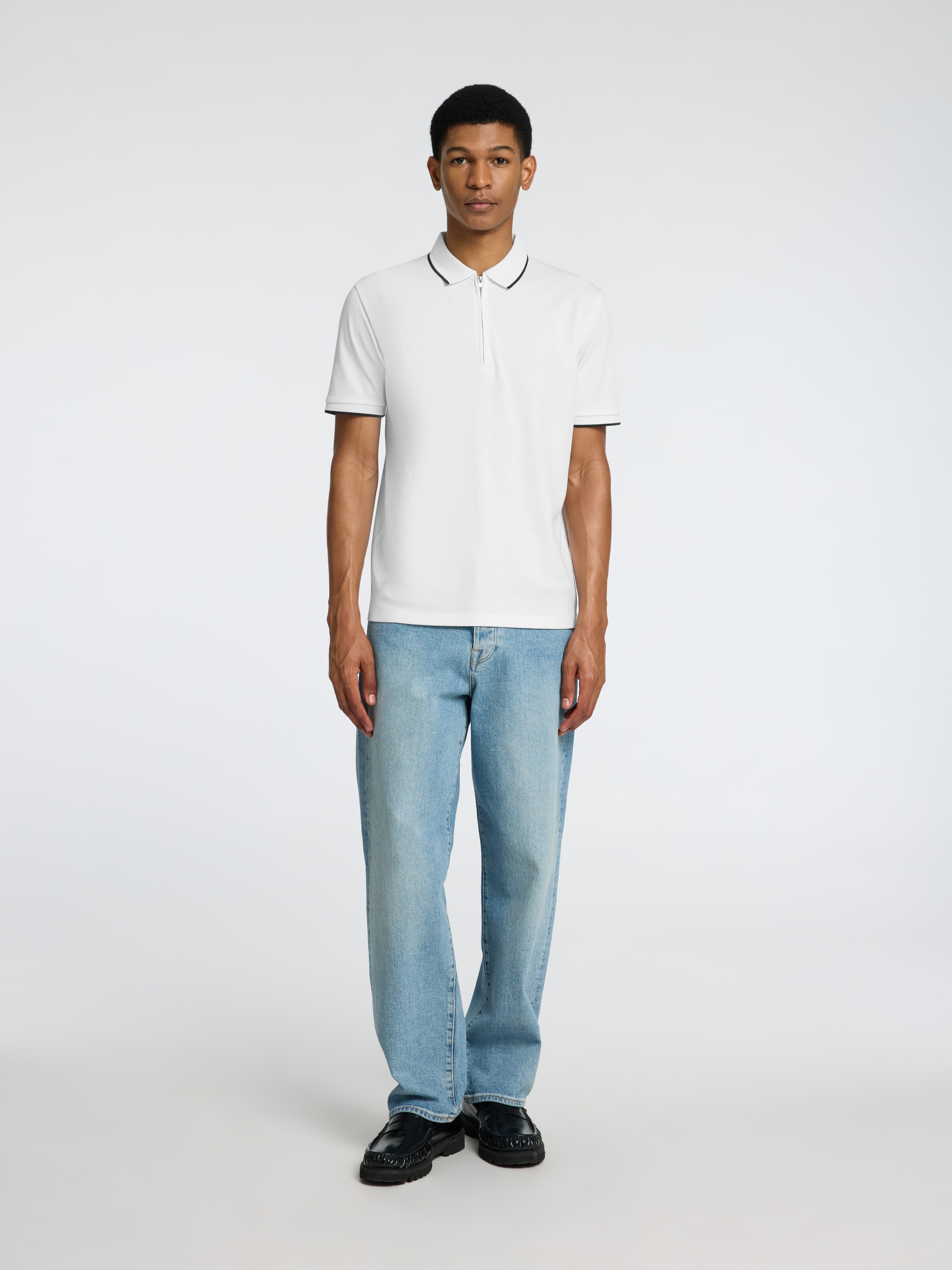SELECTED HOMME Poloshirt »SLHFAVE SPORT ZIP SS POLO NOOS«