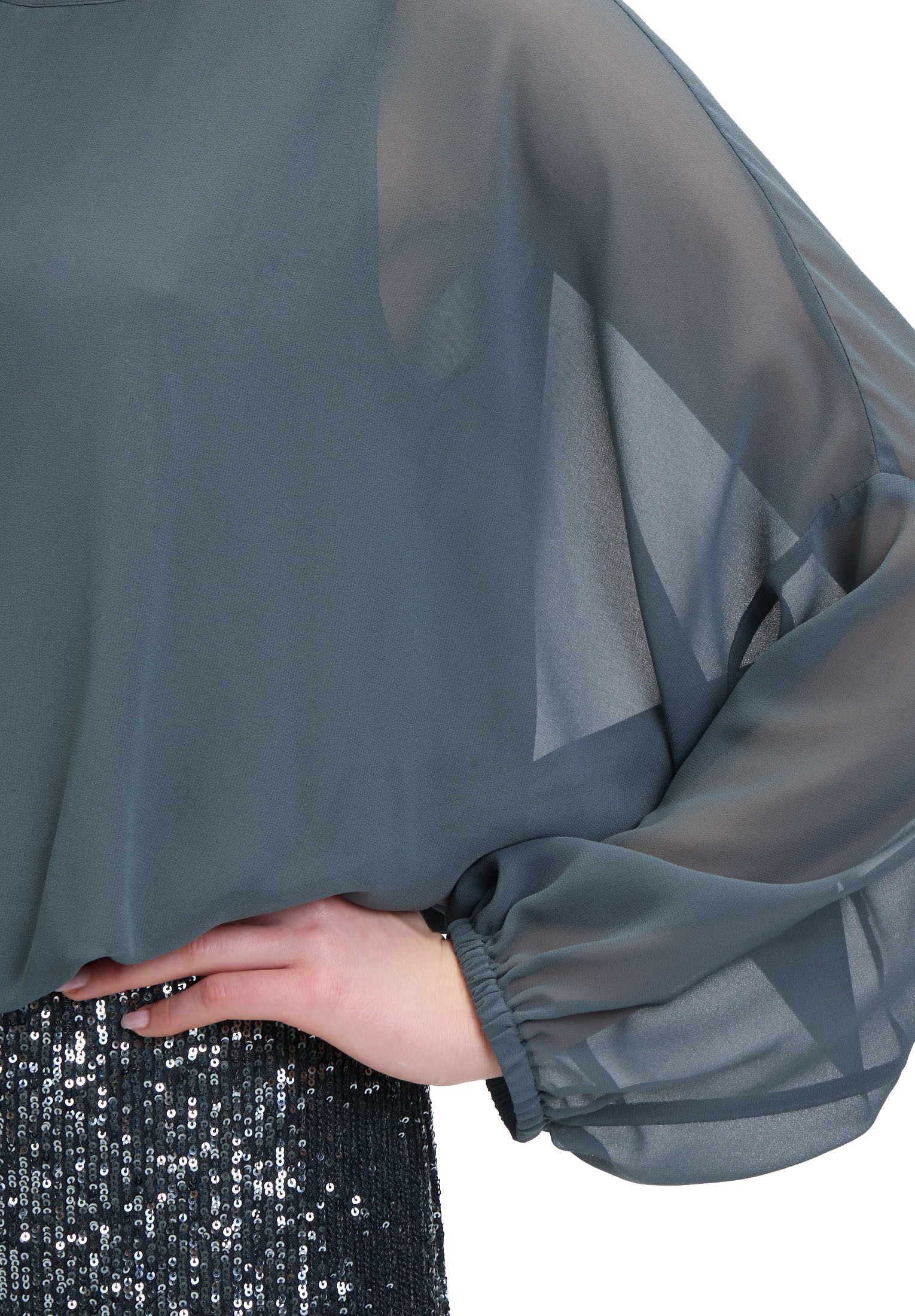 Vera Mont Klassische Bluse »Oversize-Bluse mit Rundhalsausschnitt«