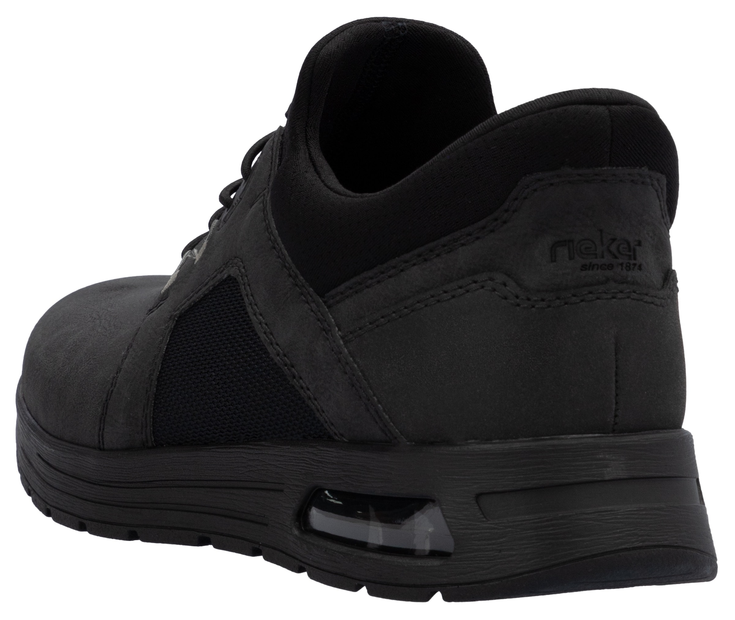 Rieker Slip-On Sneaker, Freizeitschuh, Halbschuh, Schlupfschuh mit gepolstertem Schaftrand