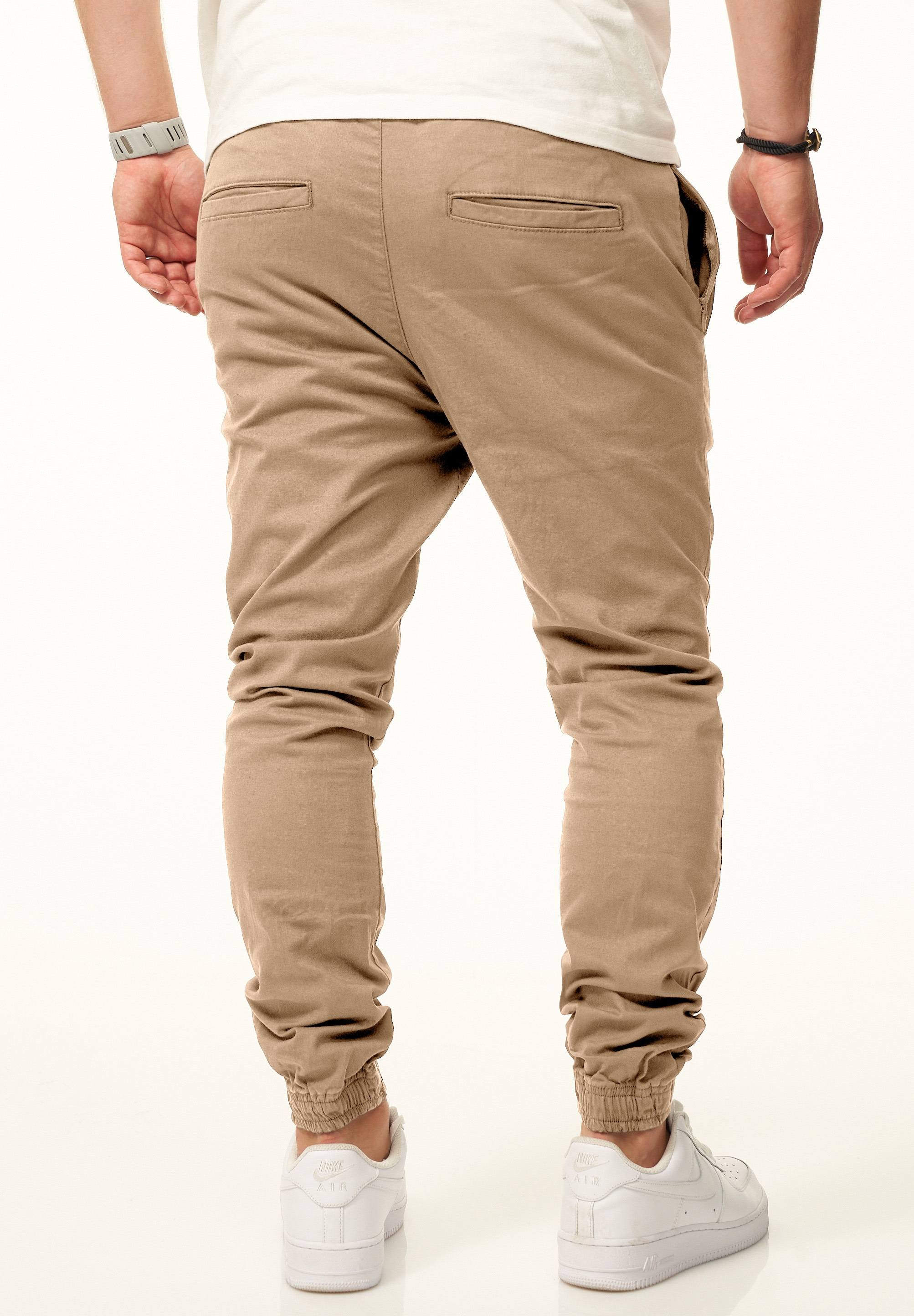 Daily Cotton Chinohose »als Jogger Jeans Freizeithose mit Gummibund«  Stoffhose im Regular-Fit mit Extra Save-Pocket