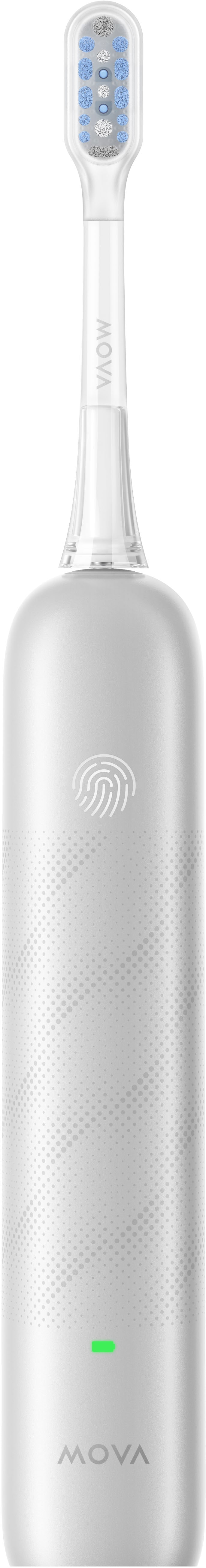 Mova Elektrische Zahnbürste »MOVA Fresh Pro 3DClean Electric Toothbrush with App« 2 Stk. Aufsteckbürsten Akku hält 30 Tage, Intuitive...