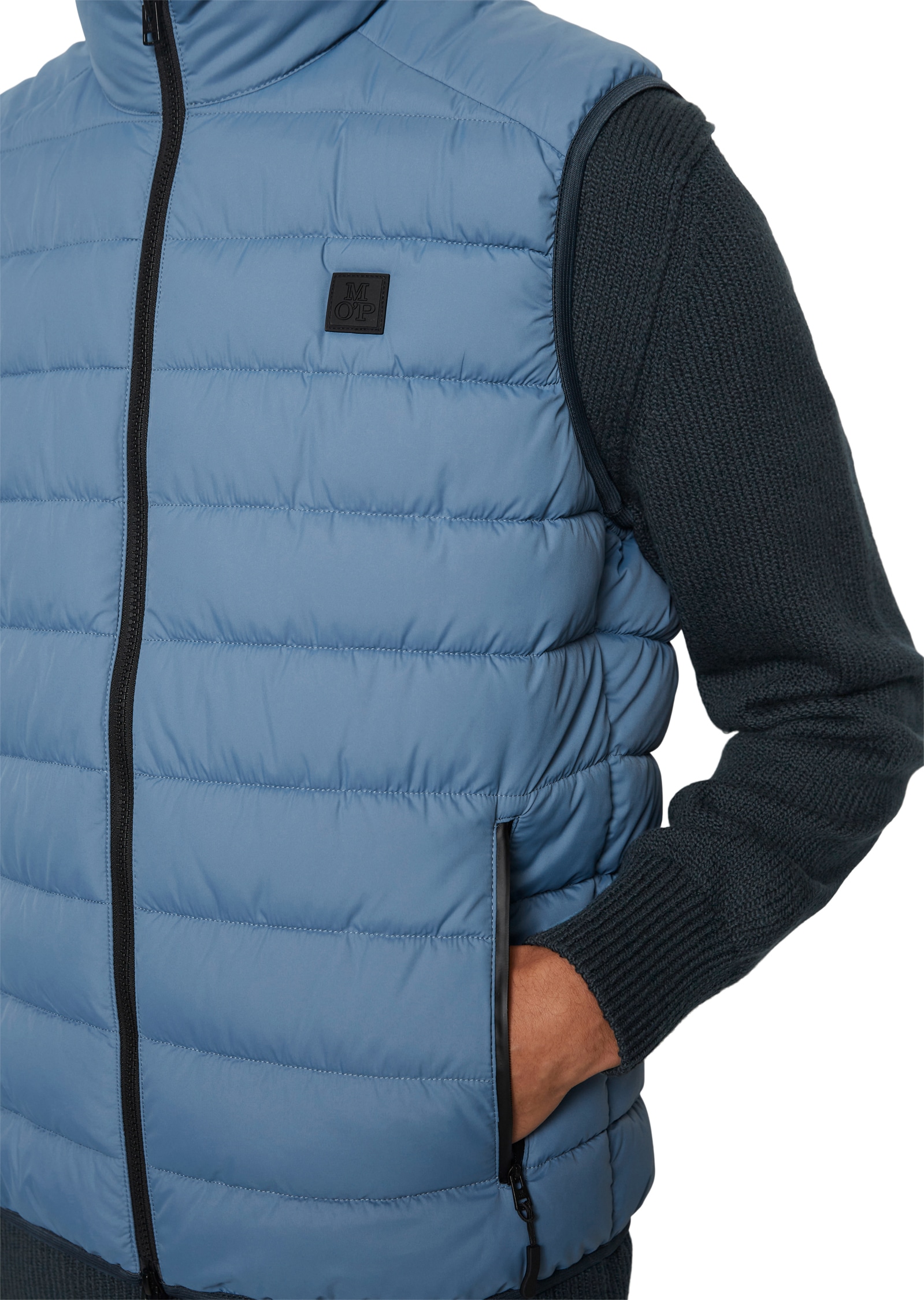 Marc O'Polo Steppweste »Vest, sdnd, stand-up collar«, mit wasserabweisender Oberfläche