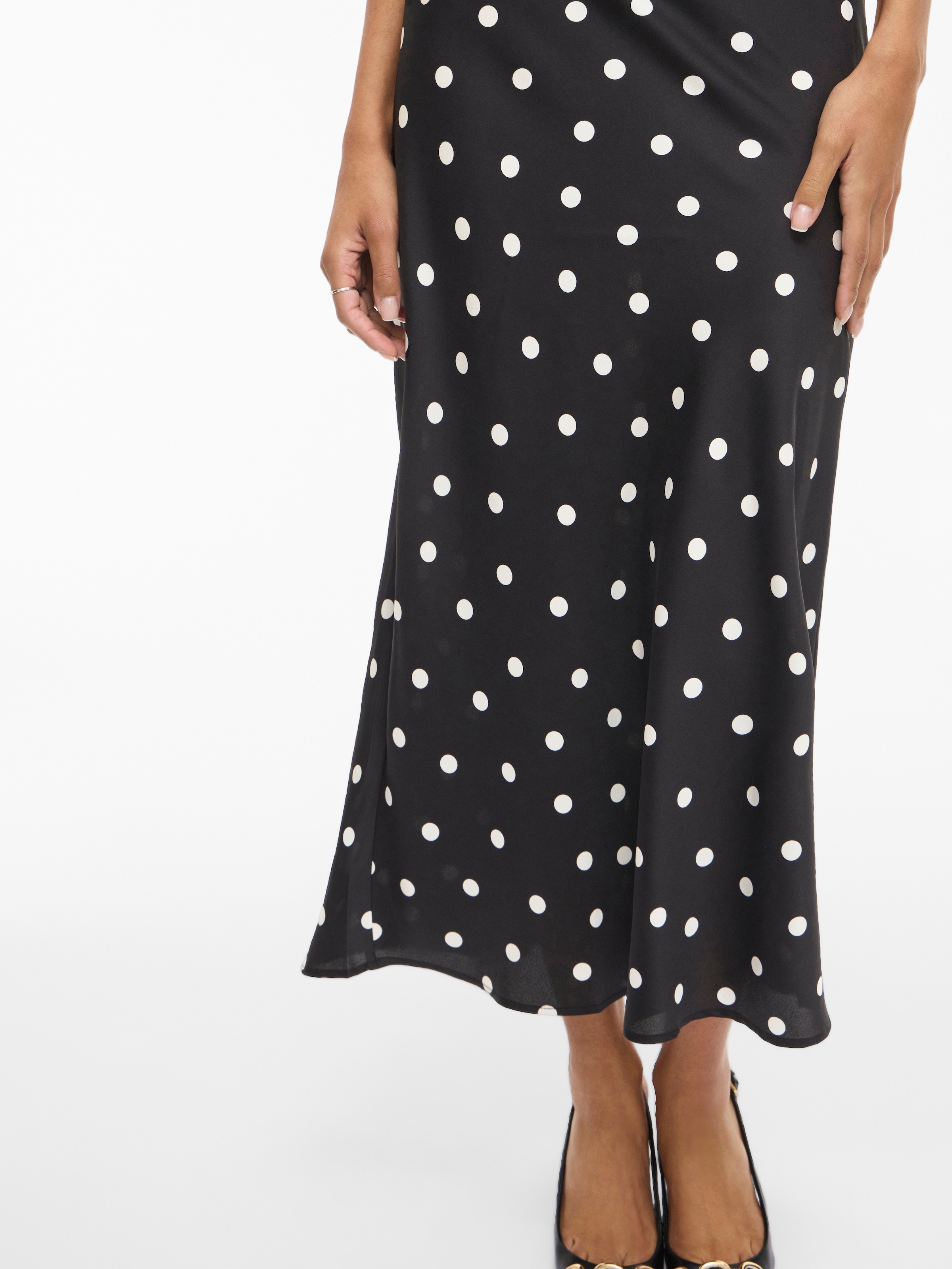 Vila Maxirock »VIELLETTE HW LONG SKIRT - NOOS« Kunstfaser