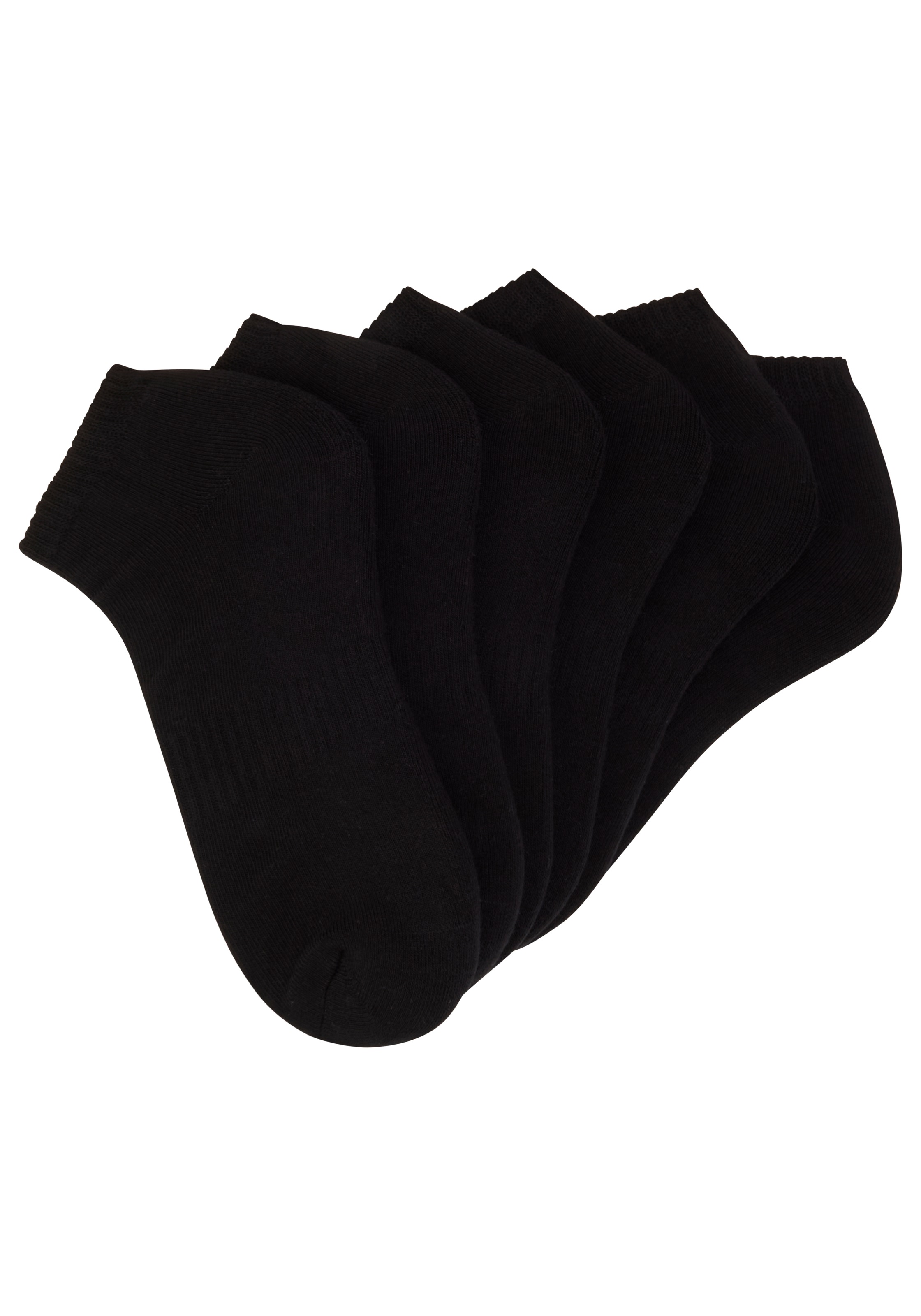 YSABEL MORA Sportsocken 6 Stk. tlg. Baumwollmix, elastisch, Verstärkung im Spannbereich