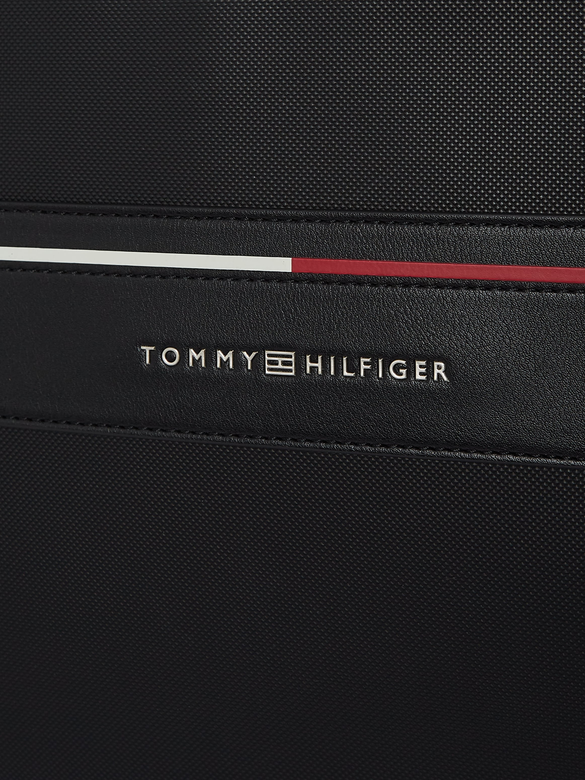 Tommy Hilfiger Laptoptasche »TH FOUNDATION COMPUTER BAG«, Unisex Geschäftstasche, Umhängetasche, Henkeltasche, farbige Details