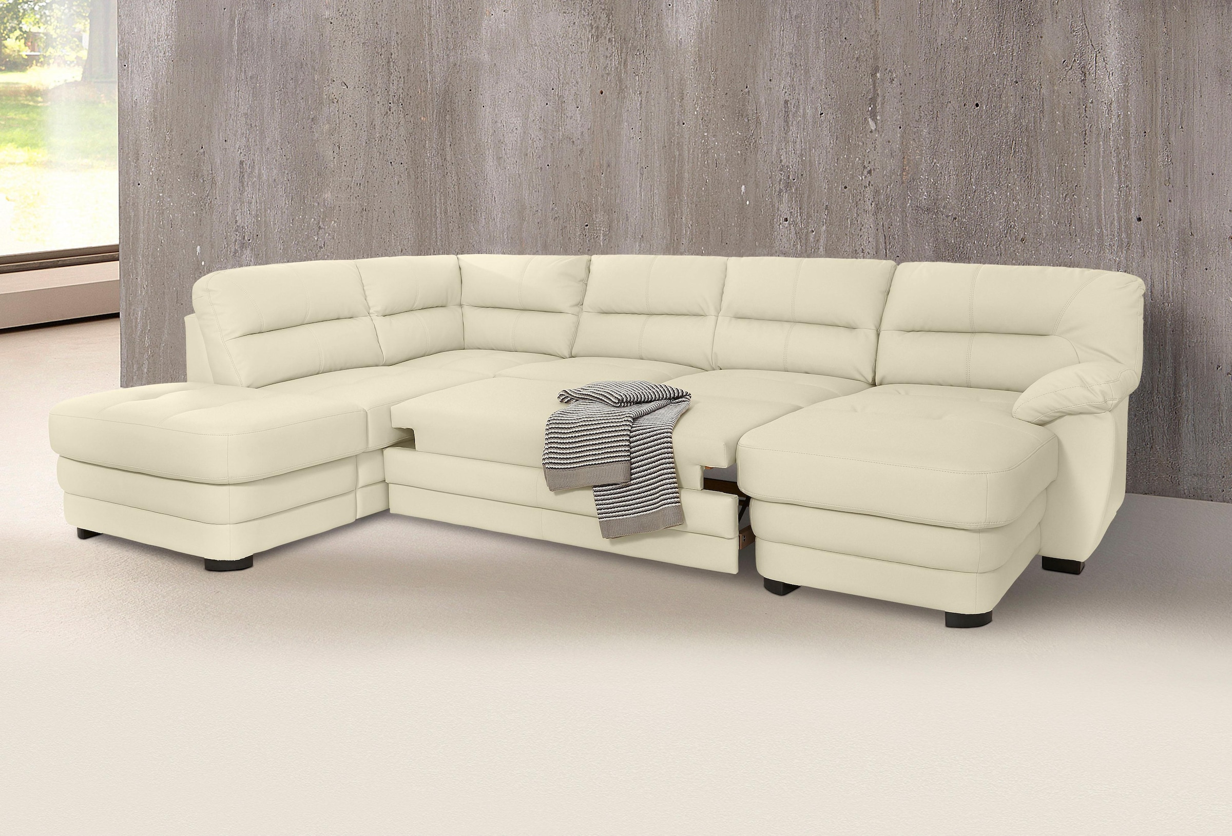 COTTA Wohnlandschaft »Royale U-Form«, wahlweise mit Bettfunktion