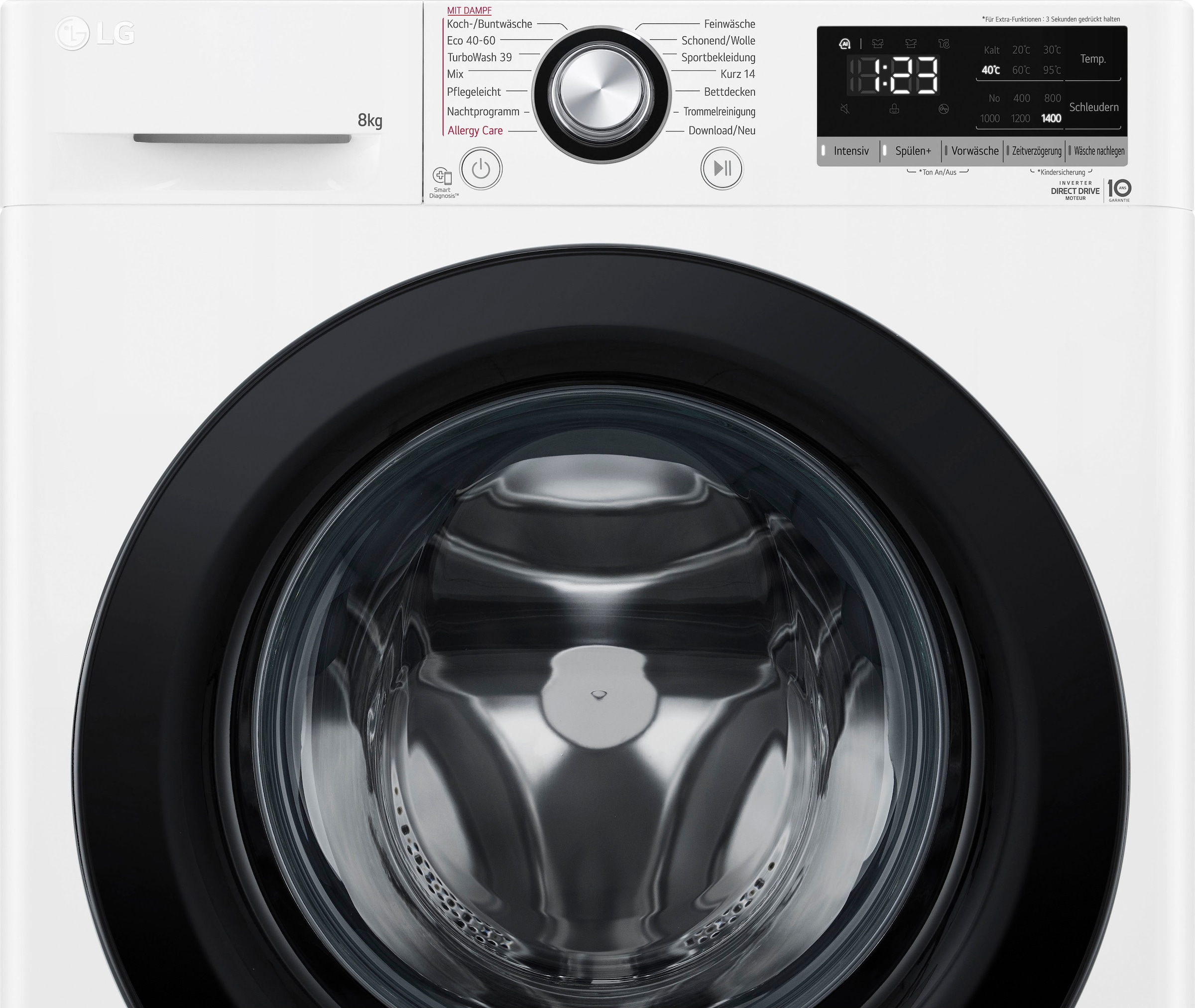 LG Waschmaschine »F4WV4085«, F4WV4085, 8 Shop OTTO im 1400 Online U/min kg