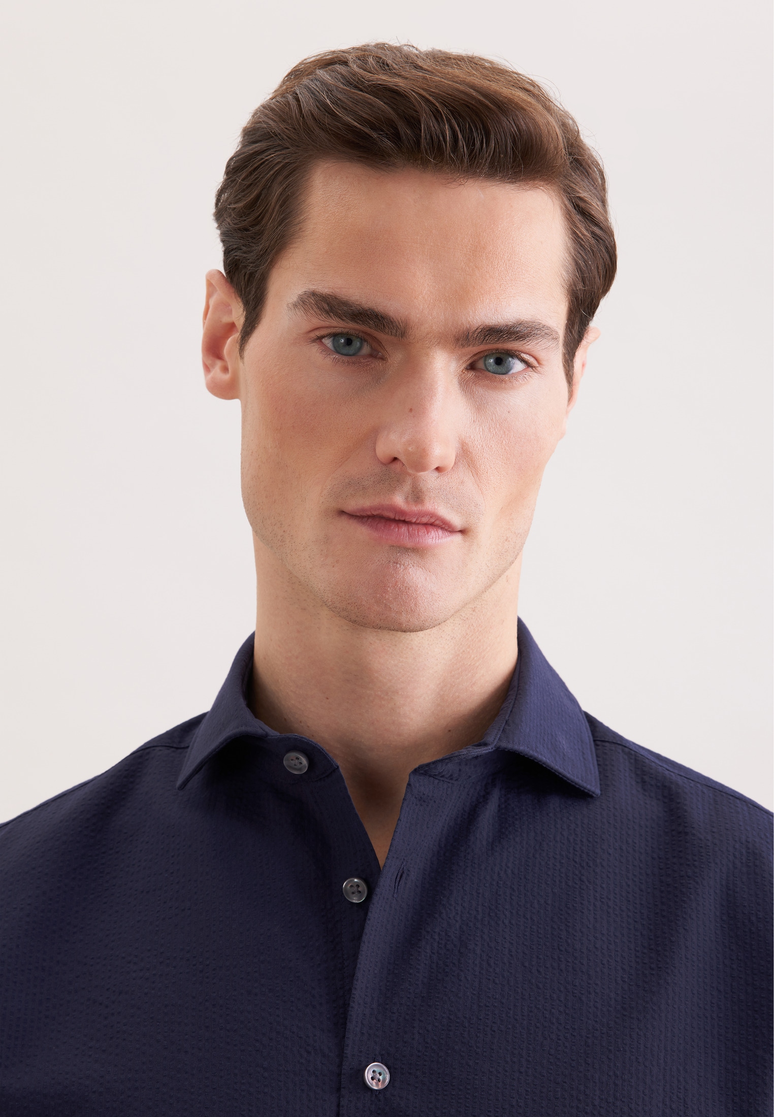 seidensticker Businesshemd Slim 1/1 Kentkragen Uni