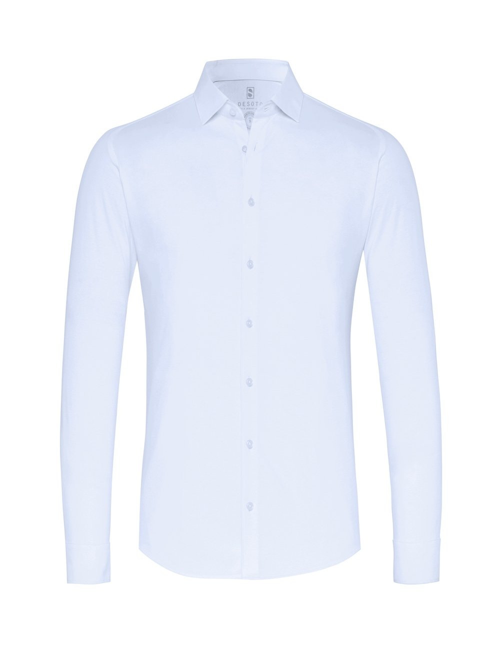 DESOTO Langarmhemd »Jerseyhemd Casual Kent langarm«, Flexibler Stretch