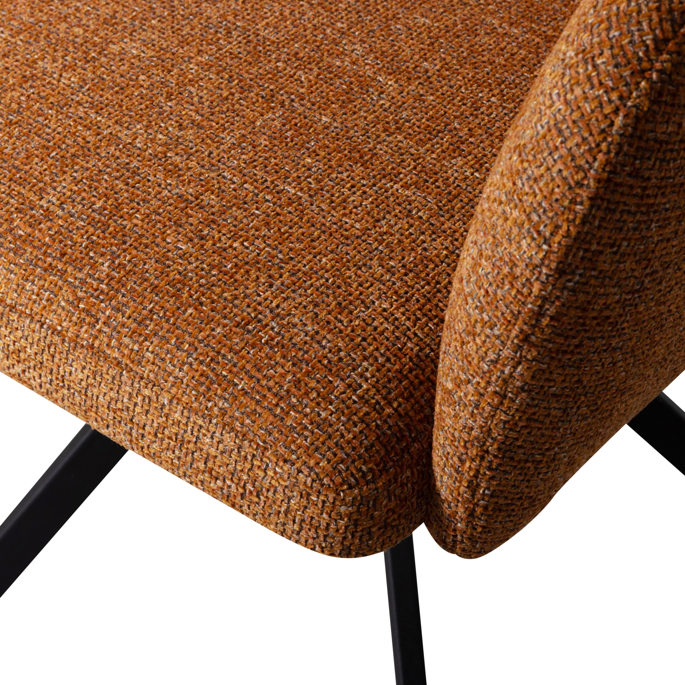 WOOOD Esszimmerstuhl »Fenne« (Set) 2 Stk.Polterstuhl mit Drehfuß, gewebtem Stoff, Höhe 80 cm