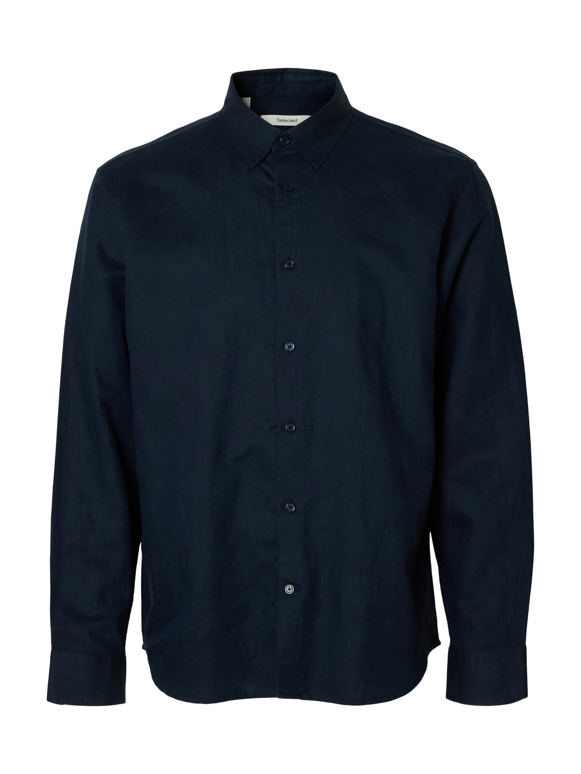 SELECTED Langarmhemd »SLHREGCLAY LINENBLEND LS SHIRT CLA NOOS«