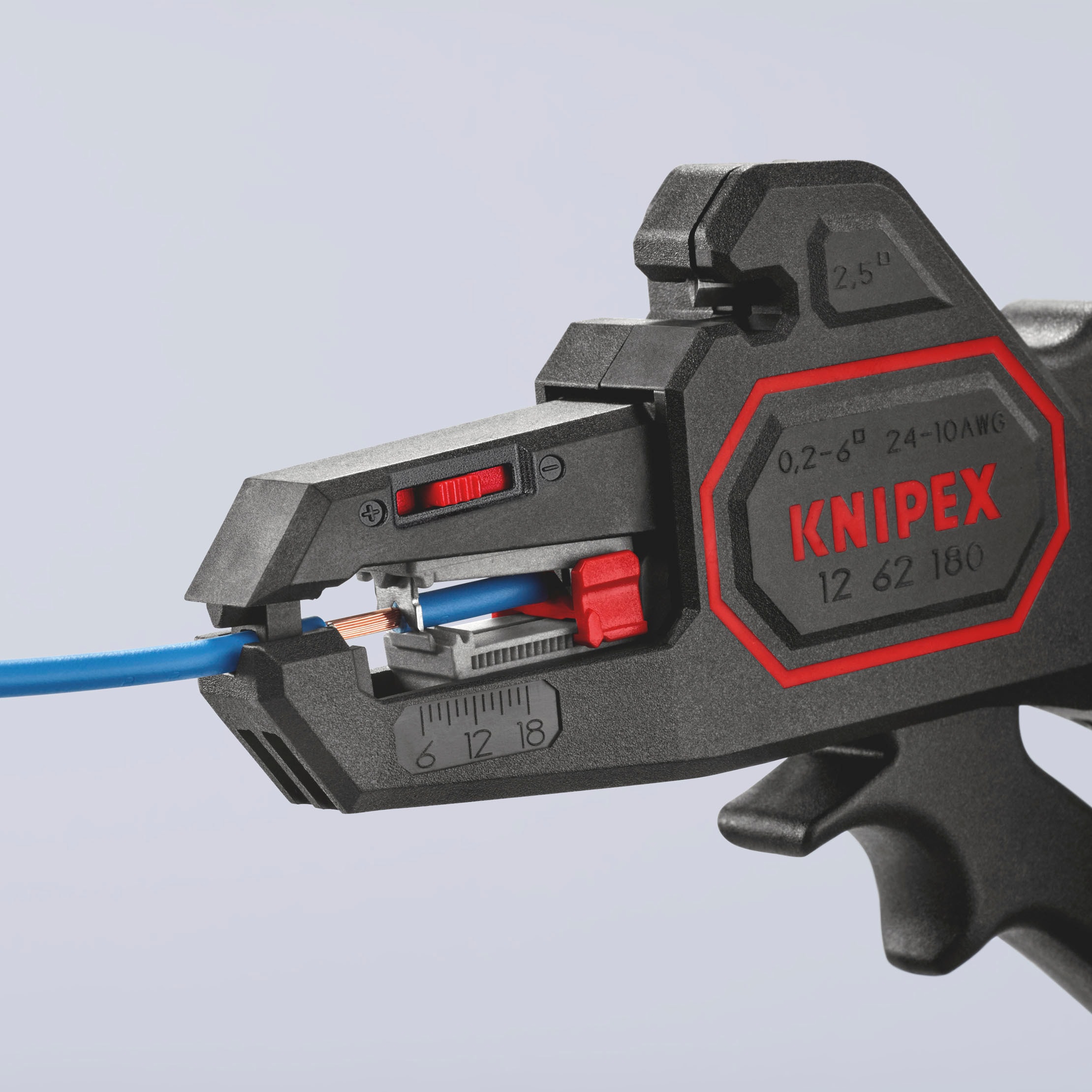 Knipex Abisolierzange »12 62 180«, (1 tlg.), automatisch, 180 mm