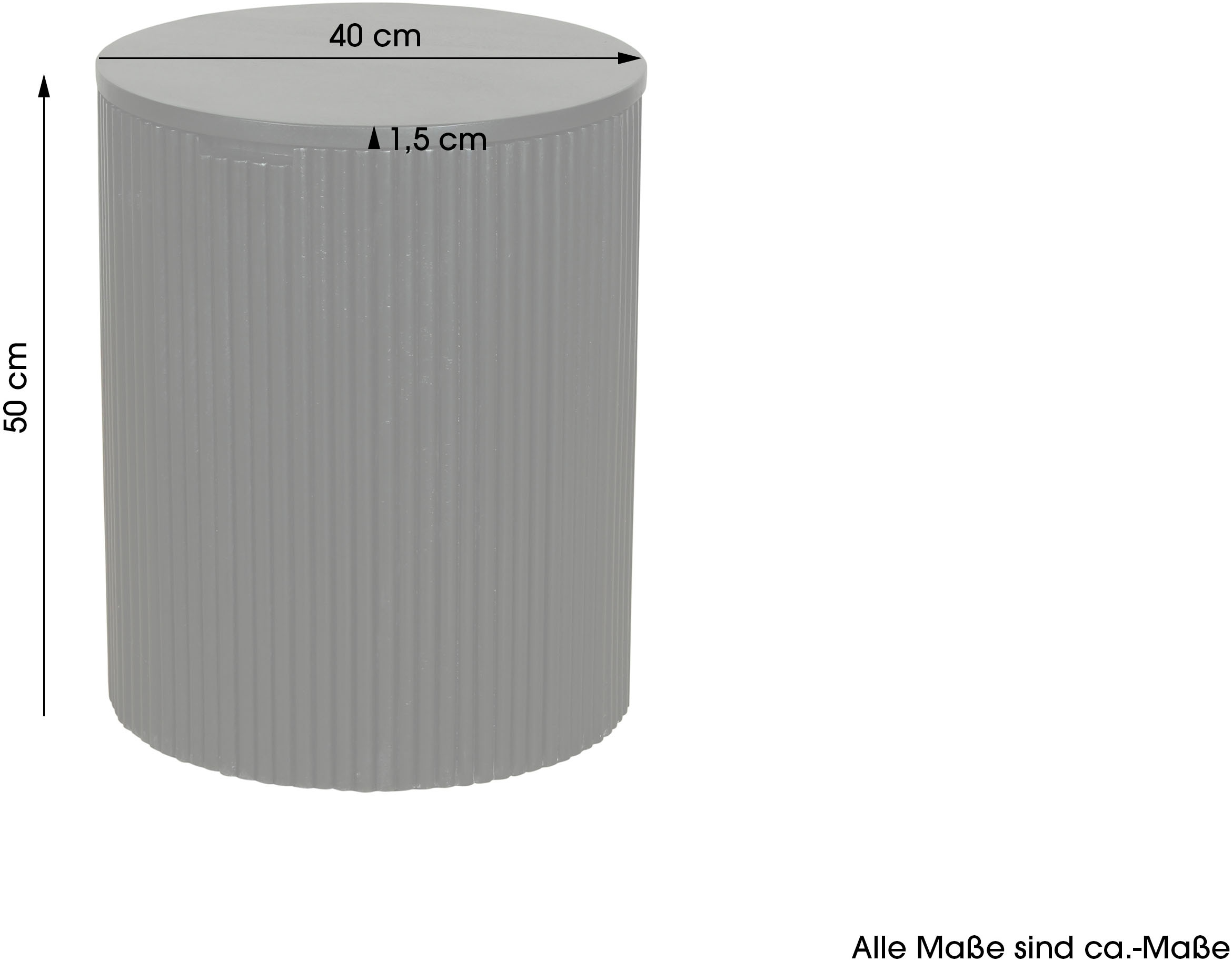 byLIVING Couchtisch »OWEN« Schwarz, Tischplatte zum Abnehmen, Stauraum, Breite: 40 oder 80 cm