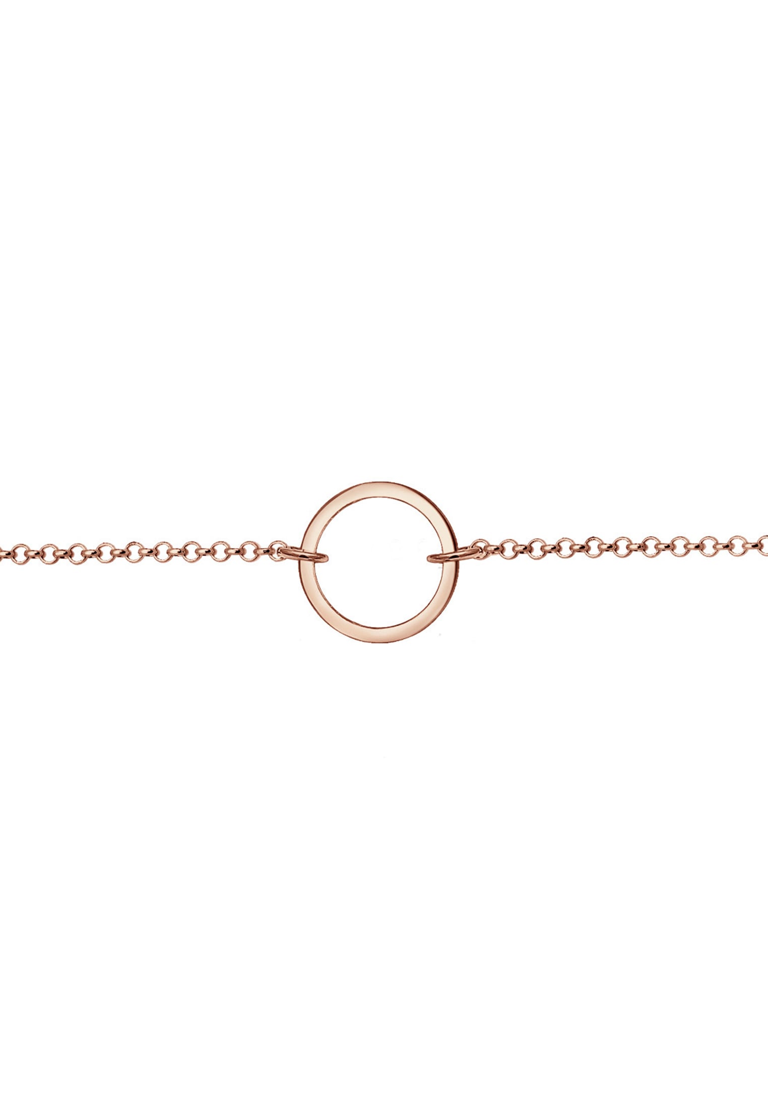 Elli Choker »Halskette Choker Anhänger Kreis Rund 925 Silber«