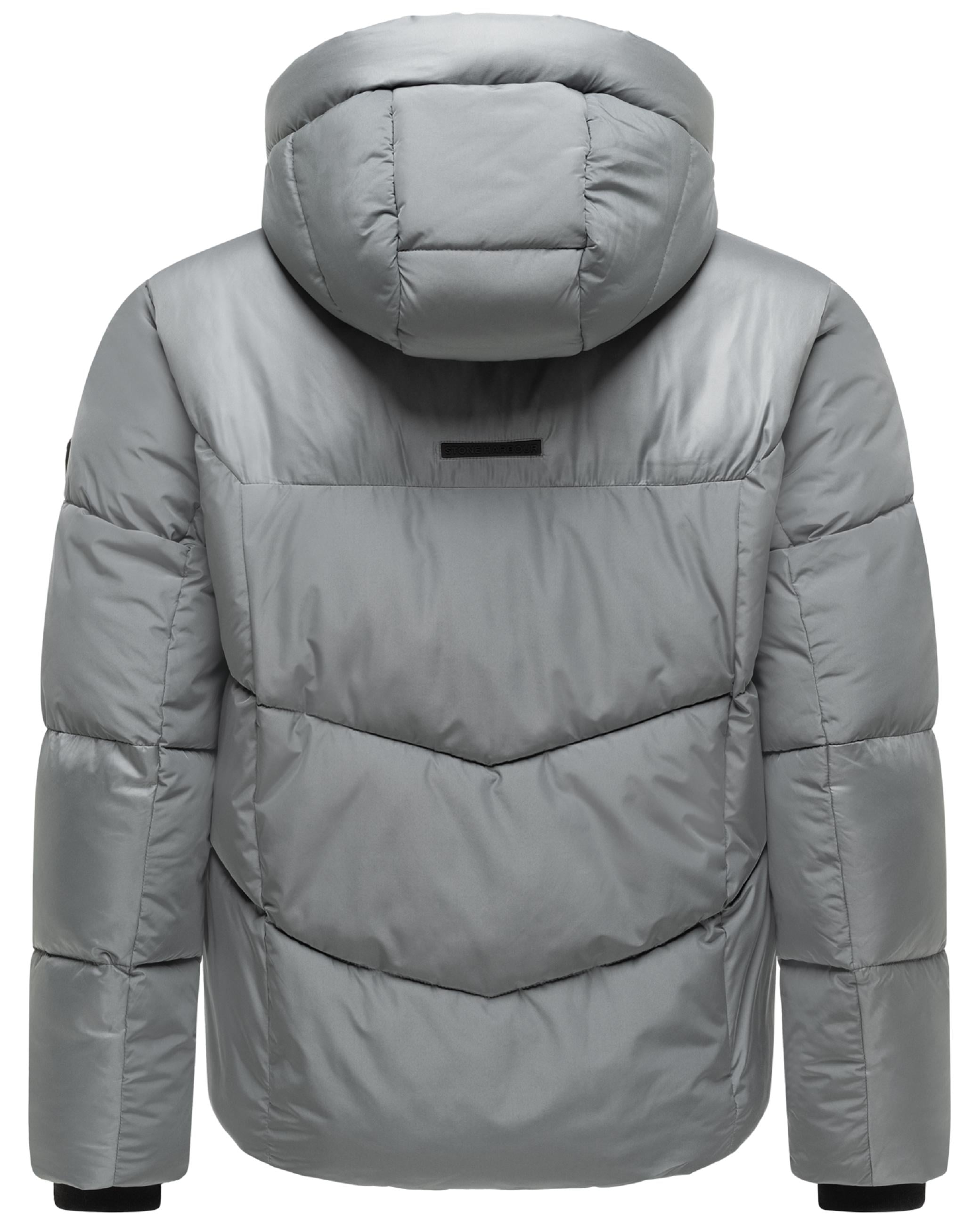 Stone Harbour Steppjacke »Steppjacke Kiaan XX« mit Kapuze Warme Herren Winterjacke in Materialmix