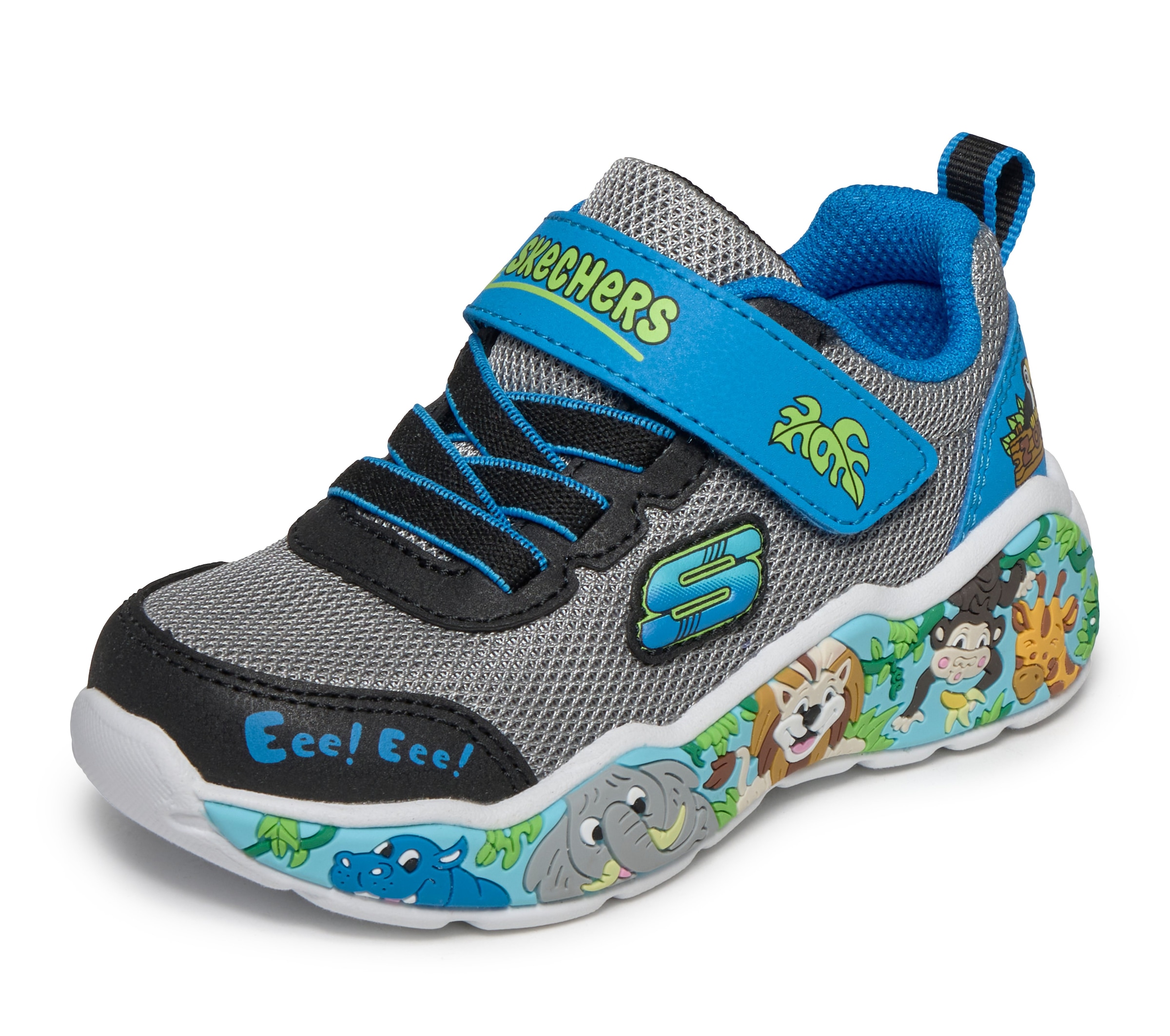 Skechers Lauflernschuh »PLAY SCENE«  Freizeitschuh mit bedruckter Sohle, Größenschablone zum Download