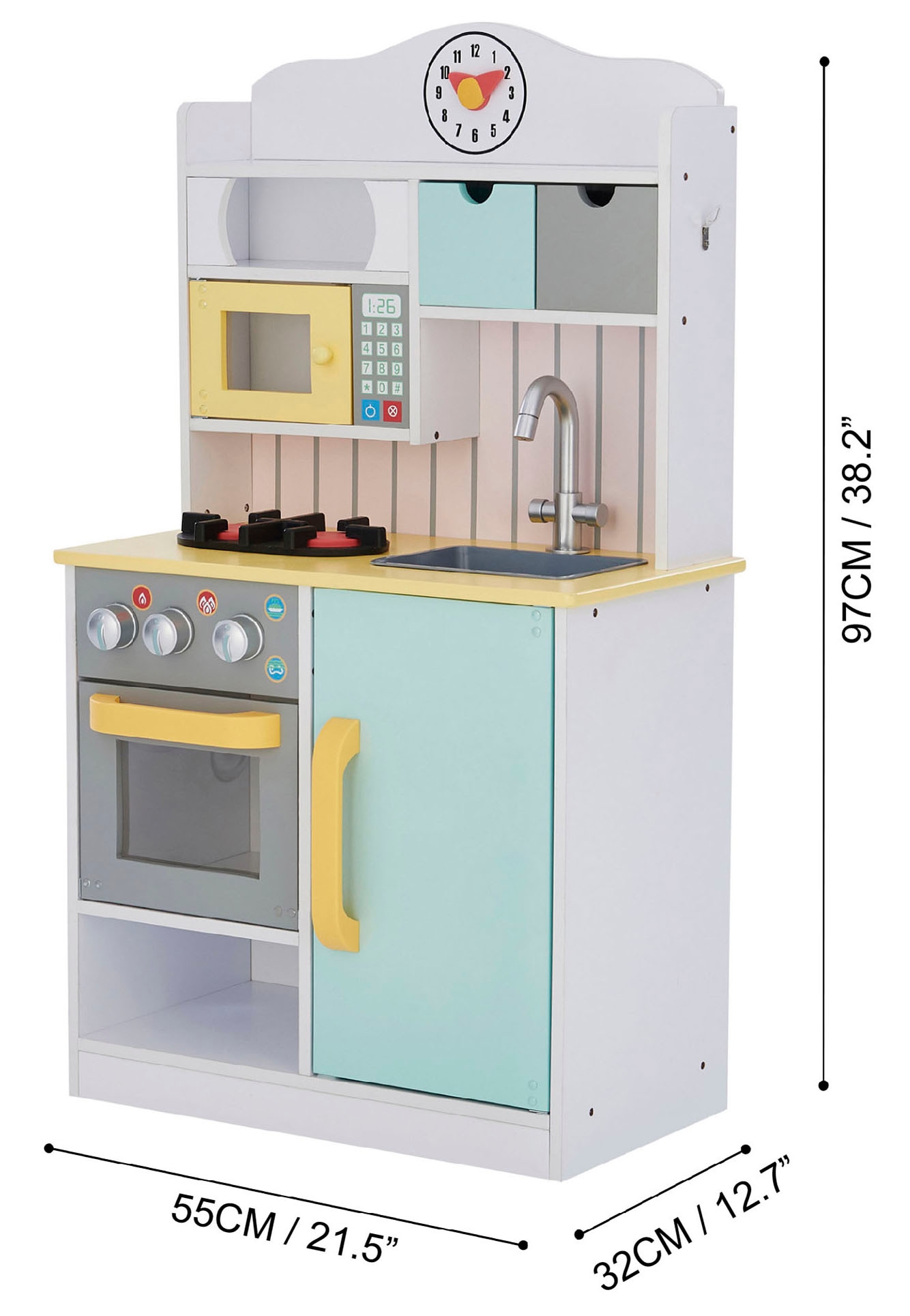 TEAMSON™ KIDS    Spielküche »Little Chef Florence Classic, weiß/grün«