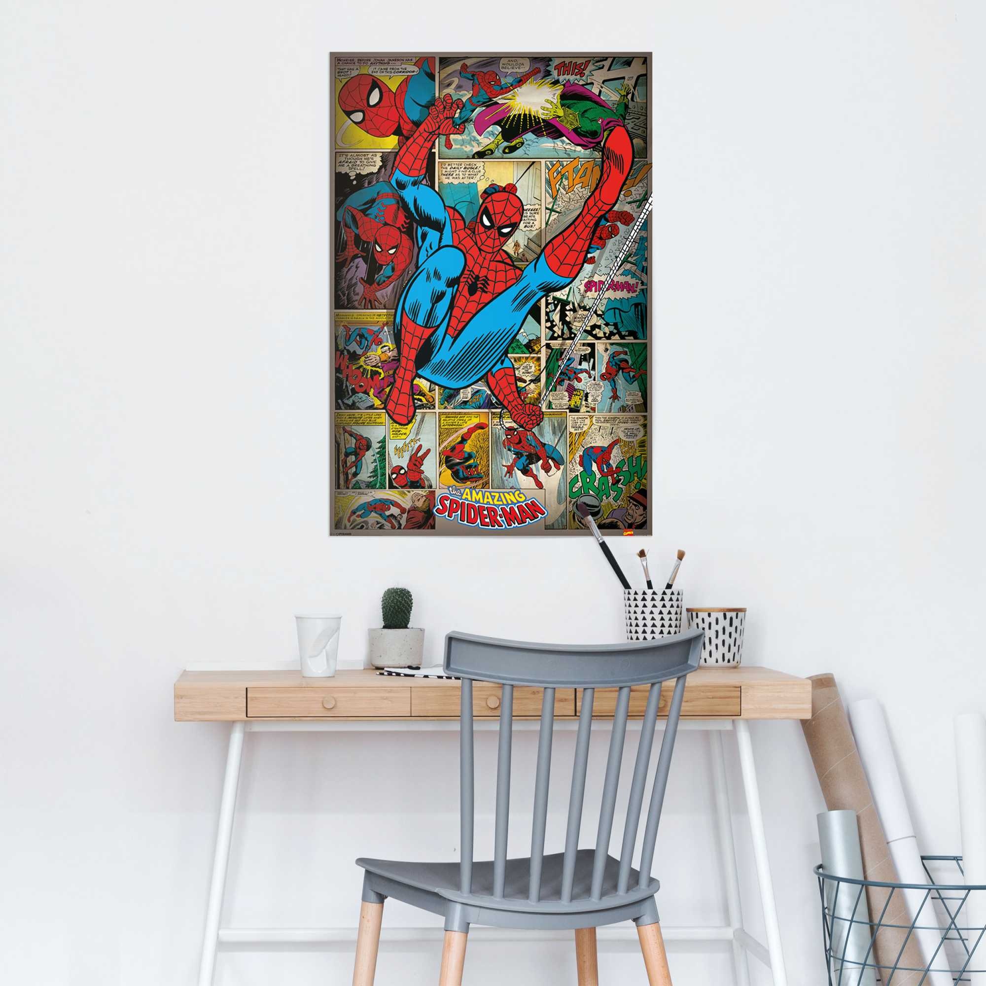 Reinders! Poster »Marvel Comics - spider man retro«