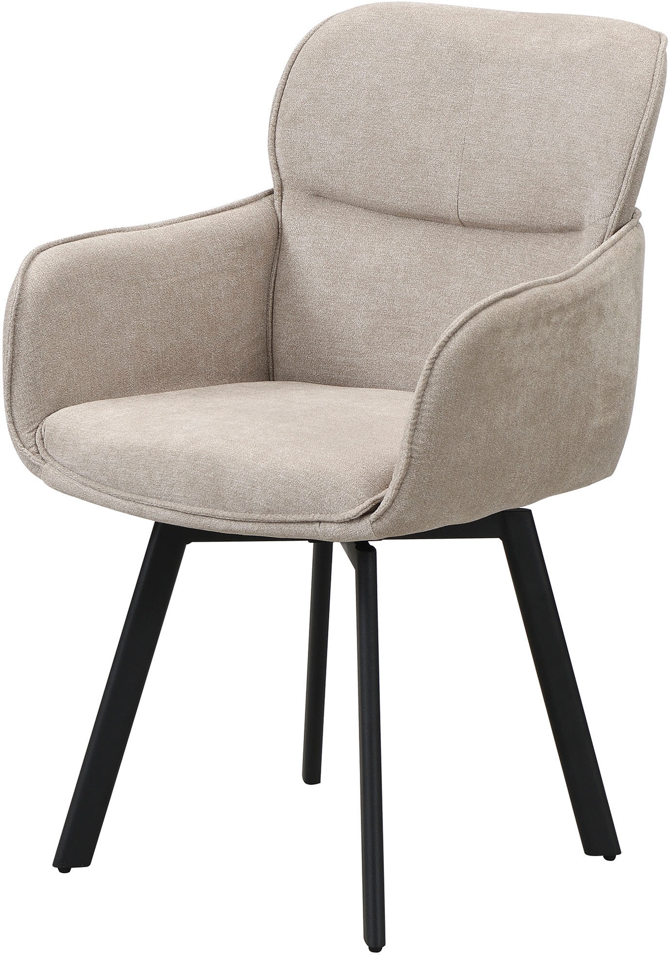 byLIVING Esszimmerstuhl »Rico« (Set) 2 Stk. Webstoff 360 Grad drehbar in verschiedenen Farben erhältlich