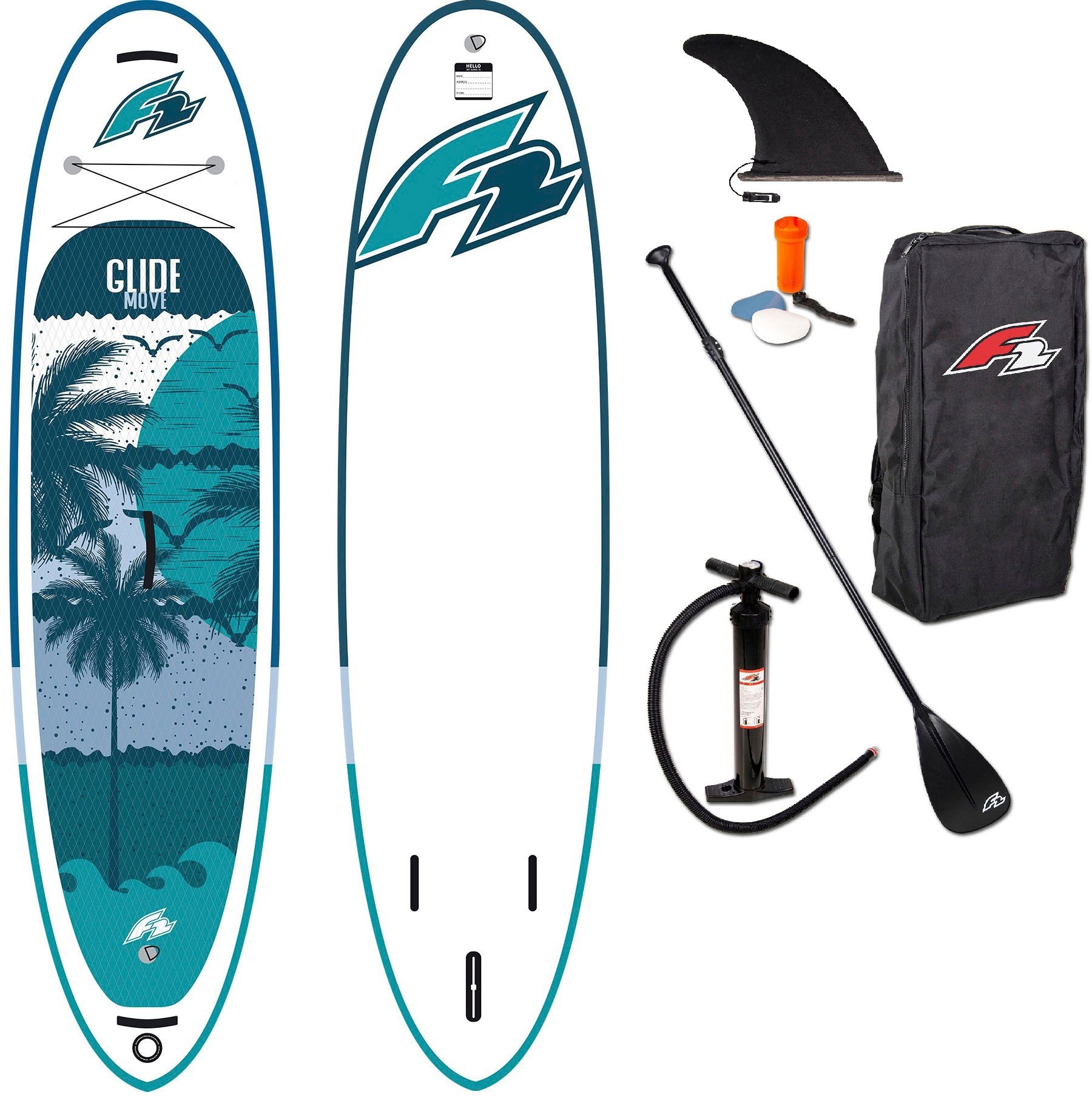 SUP-Board »Glide Move«, (Packung, 5 tlg.)