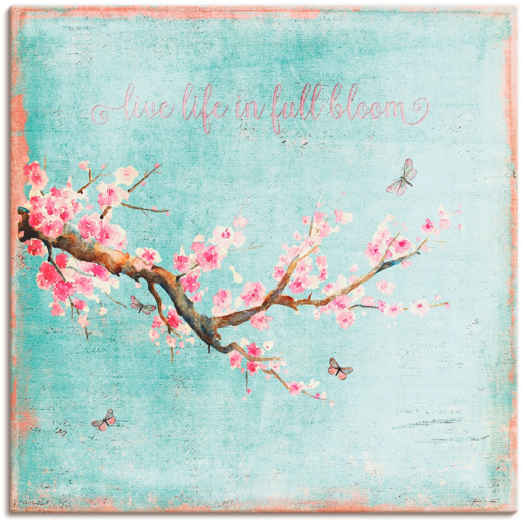 Artland Wandbild »Kirschblüte«, Blumen, (1 St.)