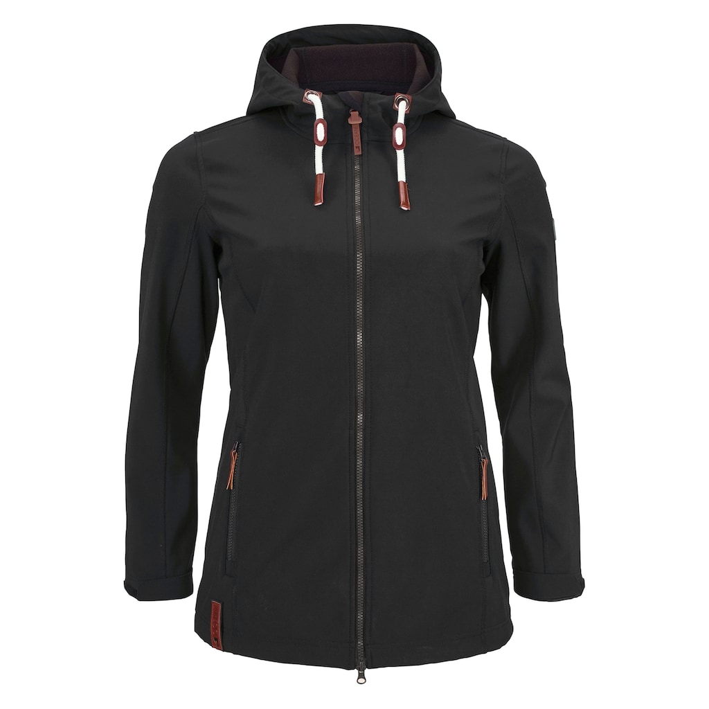 Ocean Sportswear Softshelljacke, mit Kapuze, in großen Größen