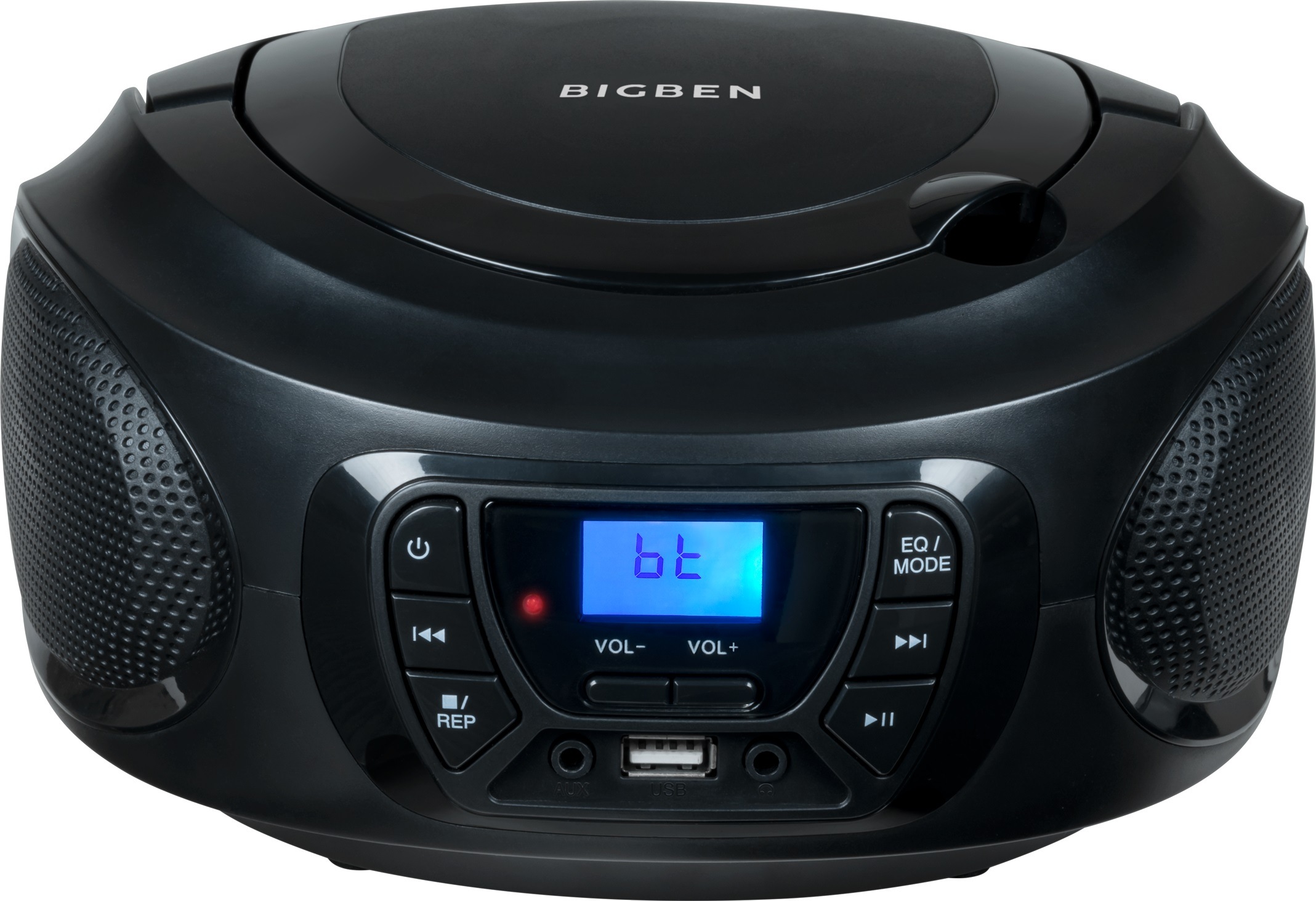 BigBen CD-Radiorecorder »Kids Tragbares CD/Radio AU387278 USB/BT schwarz«, (Bluetooth FM-Tuner)