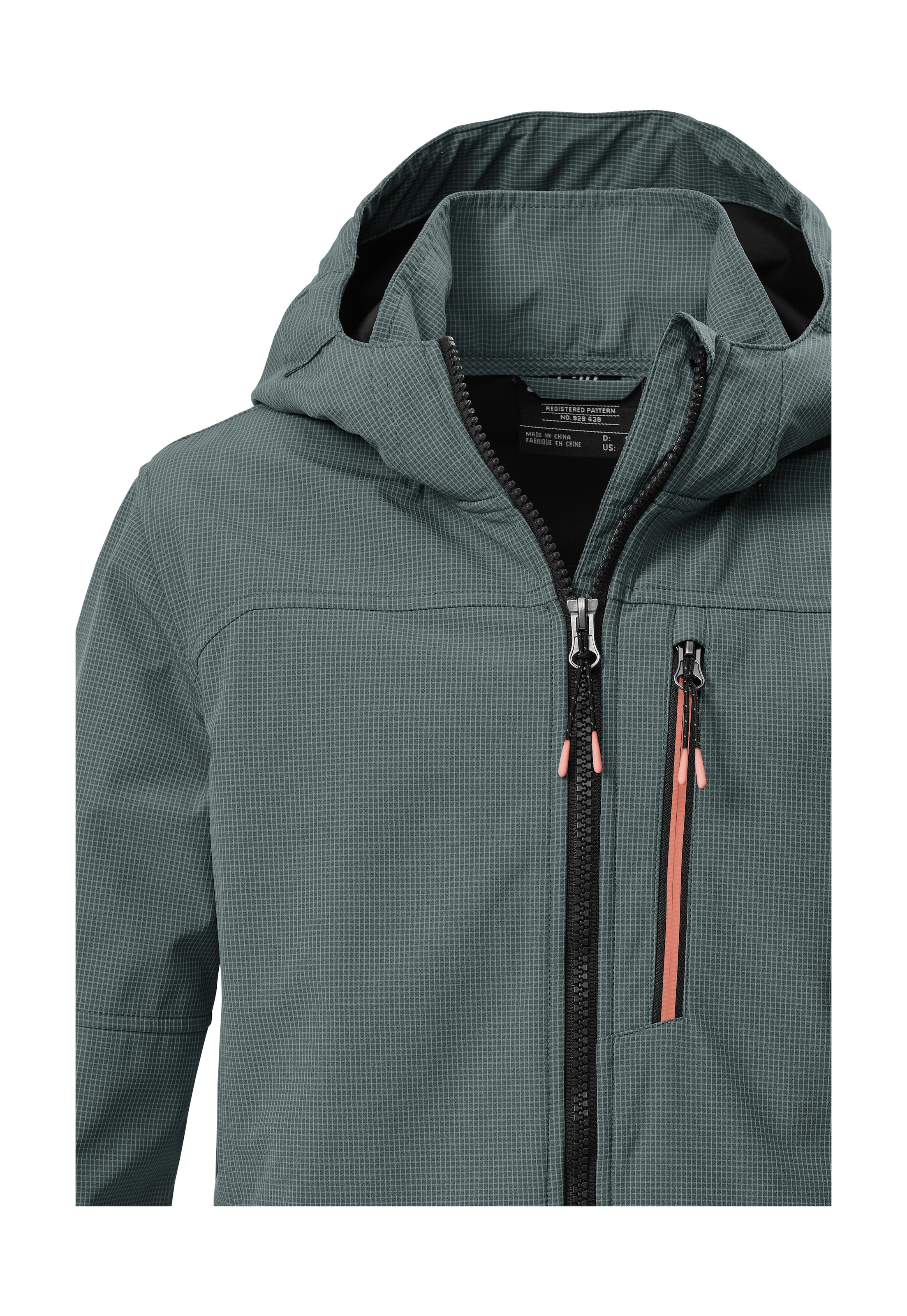 Killtec Softshelljacke »KOS 143 BYS SFTSHLL JCKT« Winddichte, wasserabweisende Softshelljacke mit Karomuster